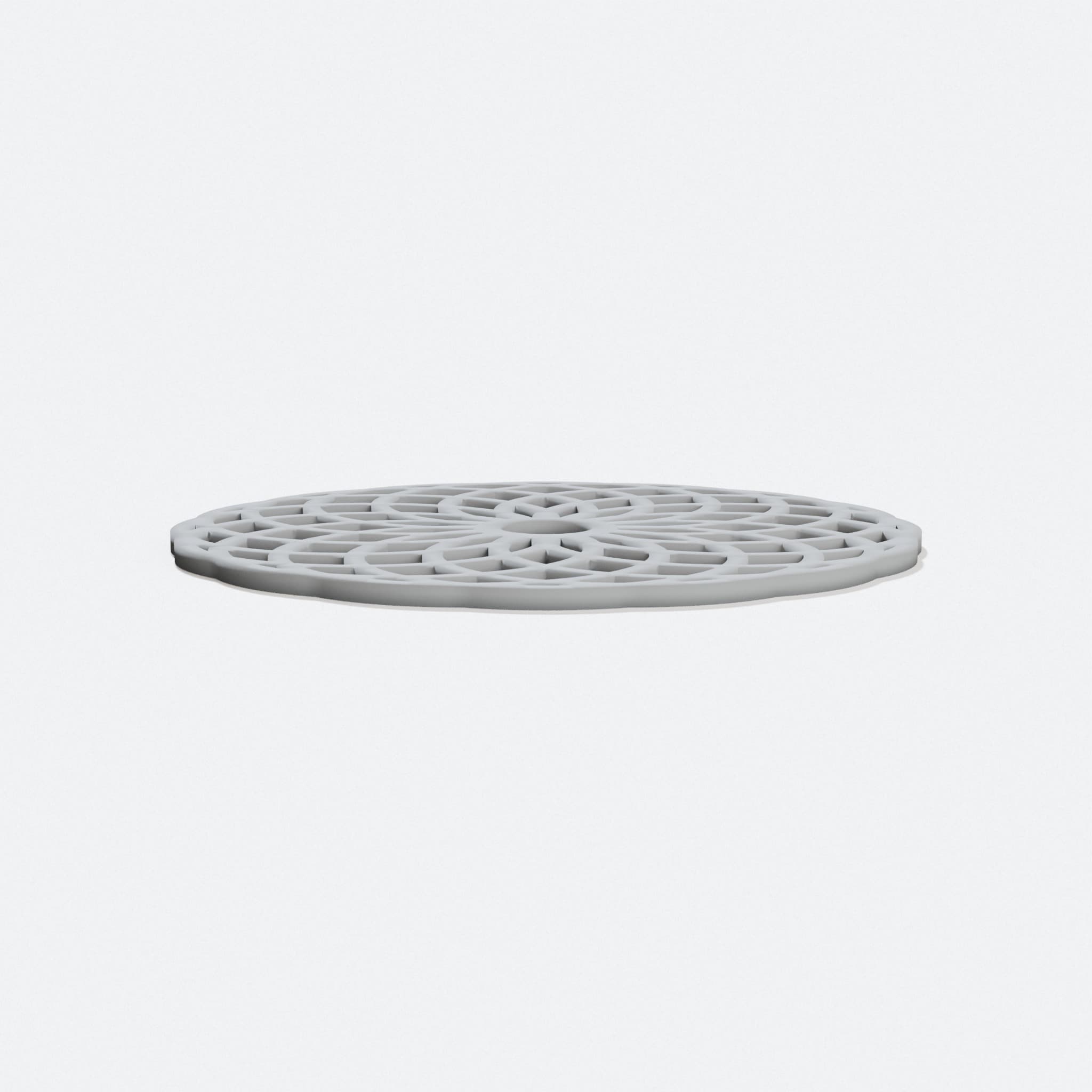 Customizable Spirographic 3D Printed Coasters, hero tilt
