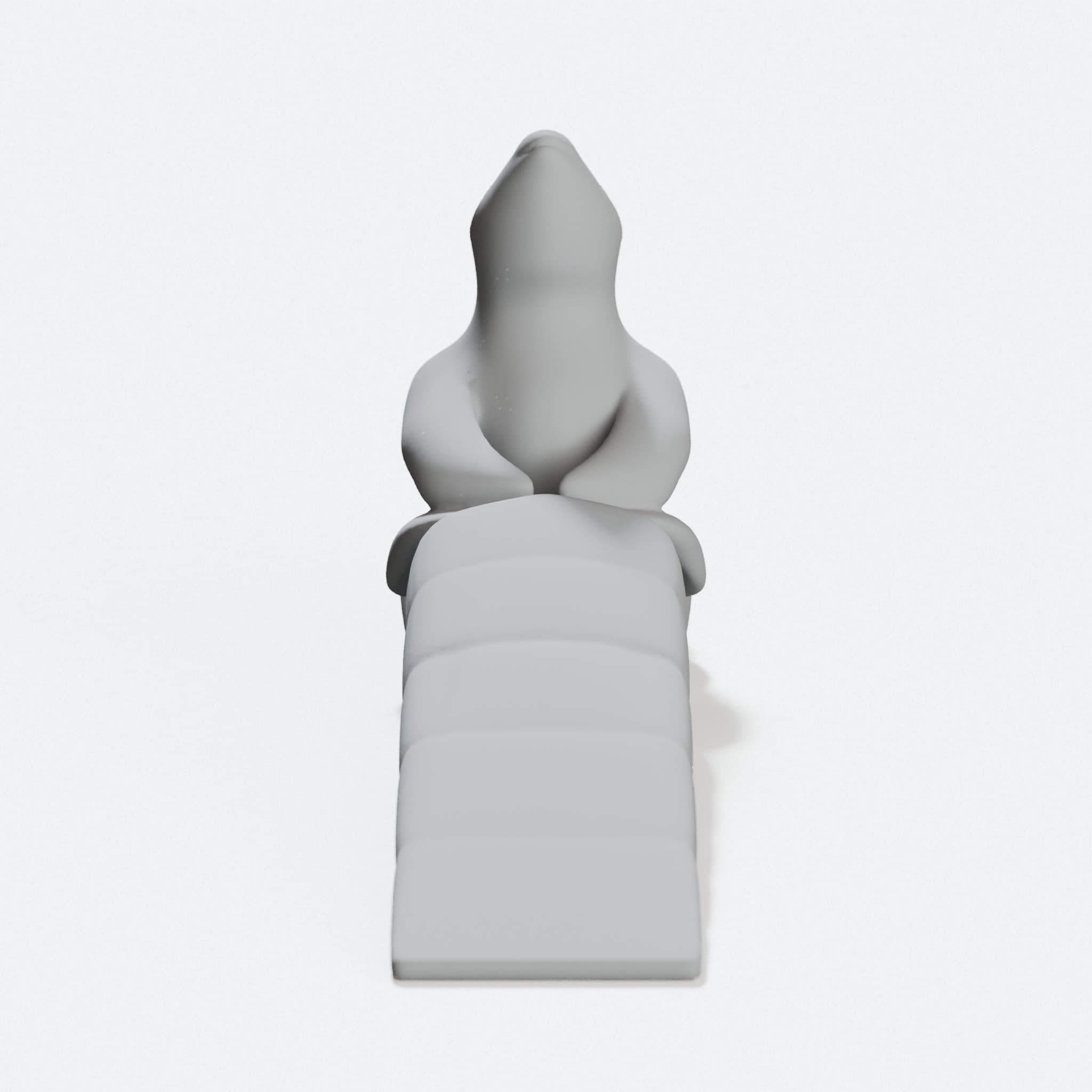 3D Printed Bunny Rabbit Carrot Doorstop, hero tilt
