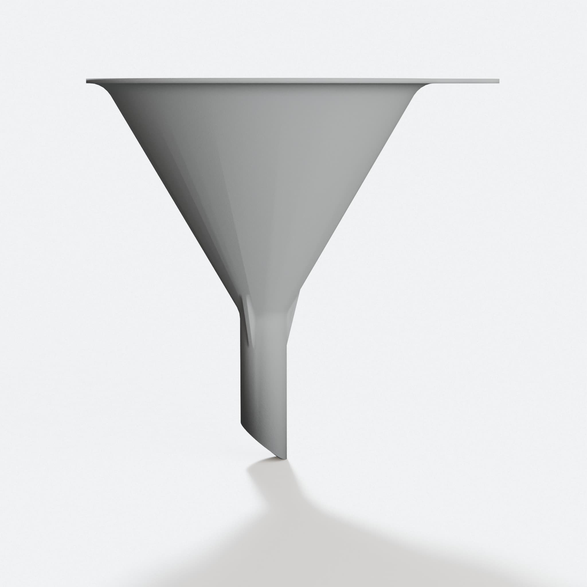 3D Printed Kitchen Funnel for Pouring and Measuring, hero tilt