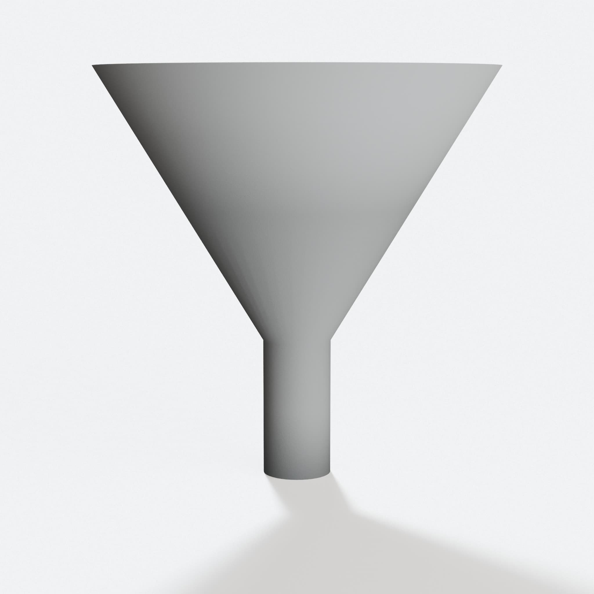 Small 10mm Funnel, 3D Printed Kitchen Accessory, hero tilt