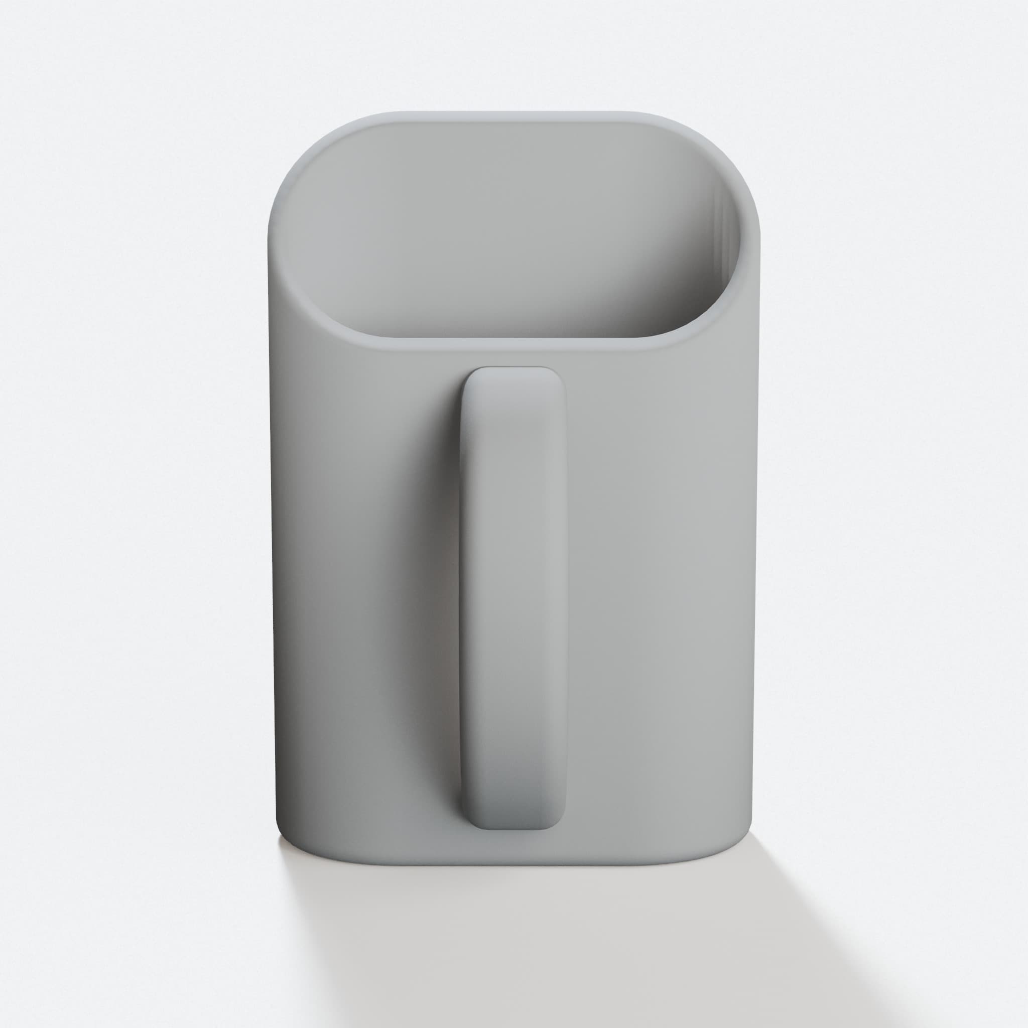 3D Printed Dog Food Scoop with Easy Grip Handle, hero tilt