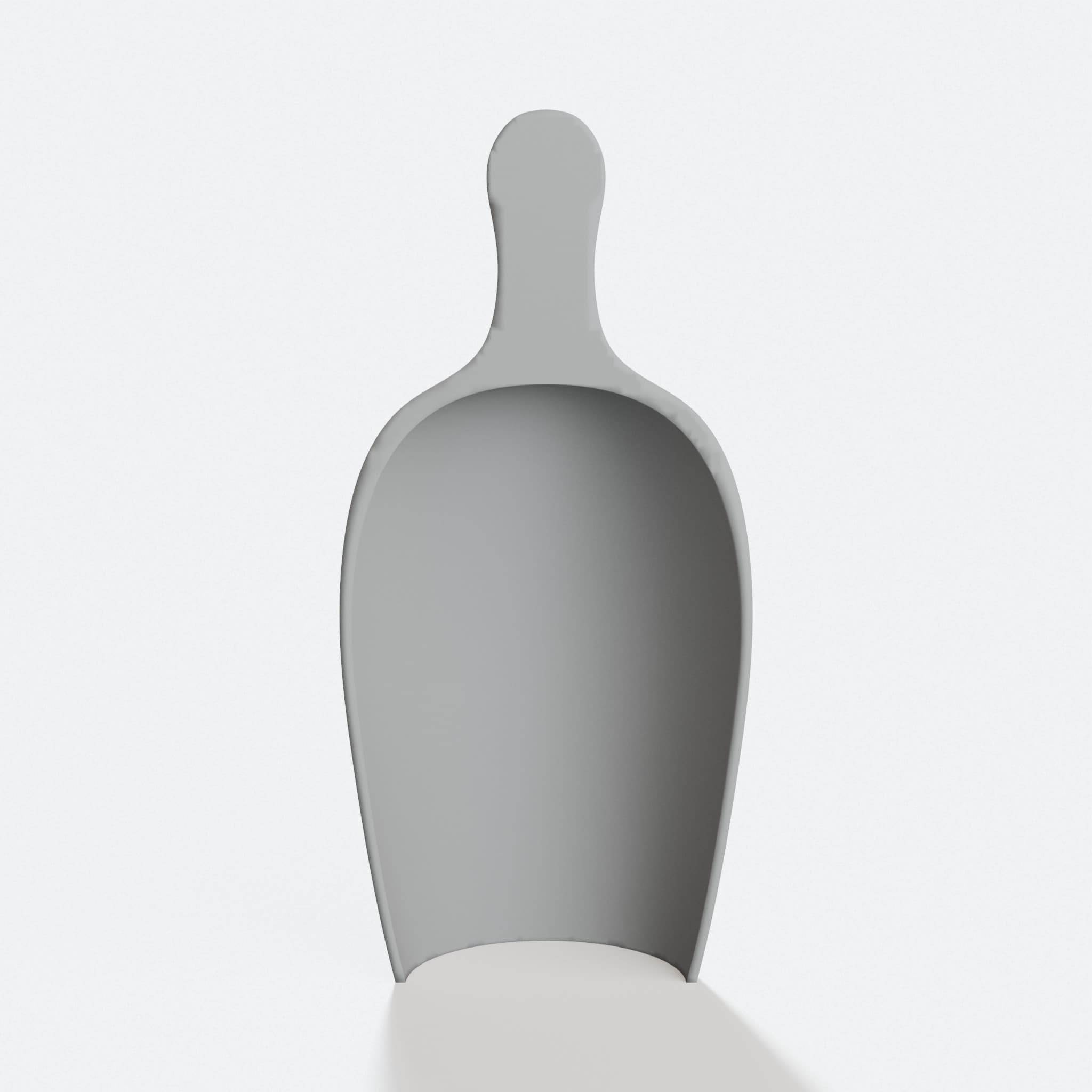 3D Printed Cat Litter Scoop, Pet Gift Design, hero tilt