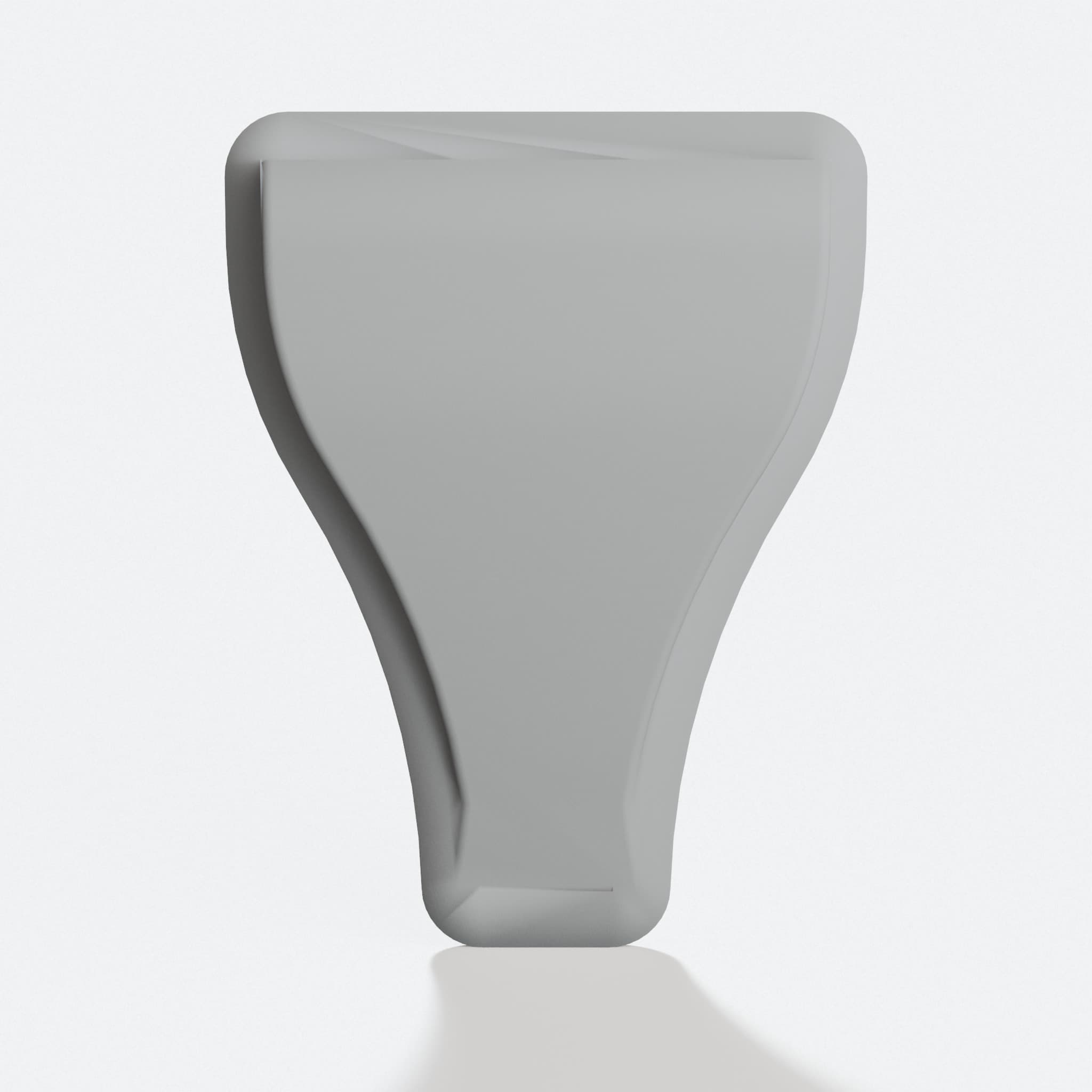 3D Printed NACA Hood Duct for Car Air Intake, hero tilt