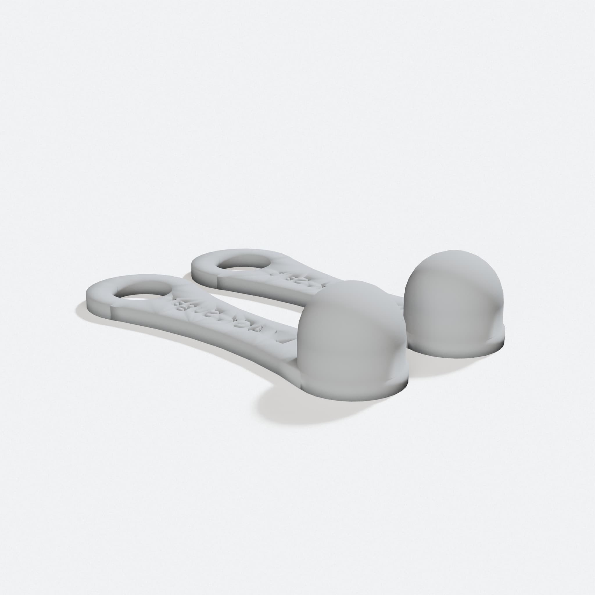 3D Printed Sugar and Salt Scoop, Kitchen Accessory, turn three quarter