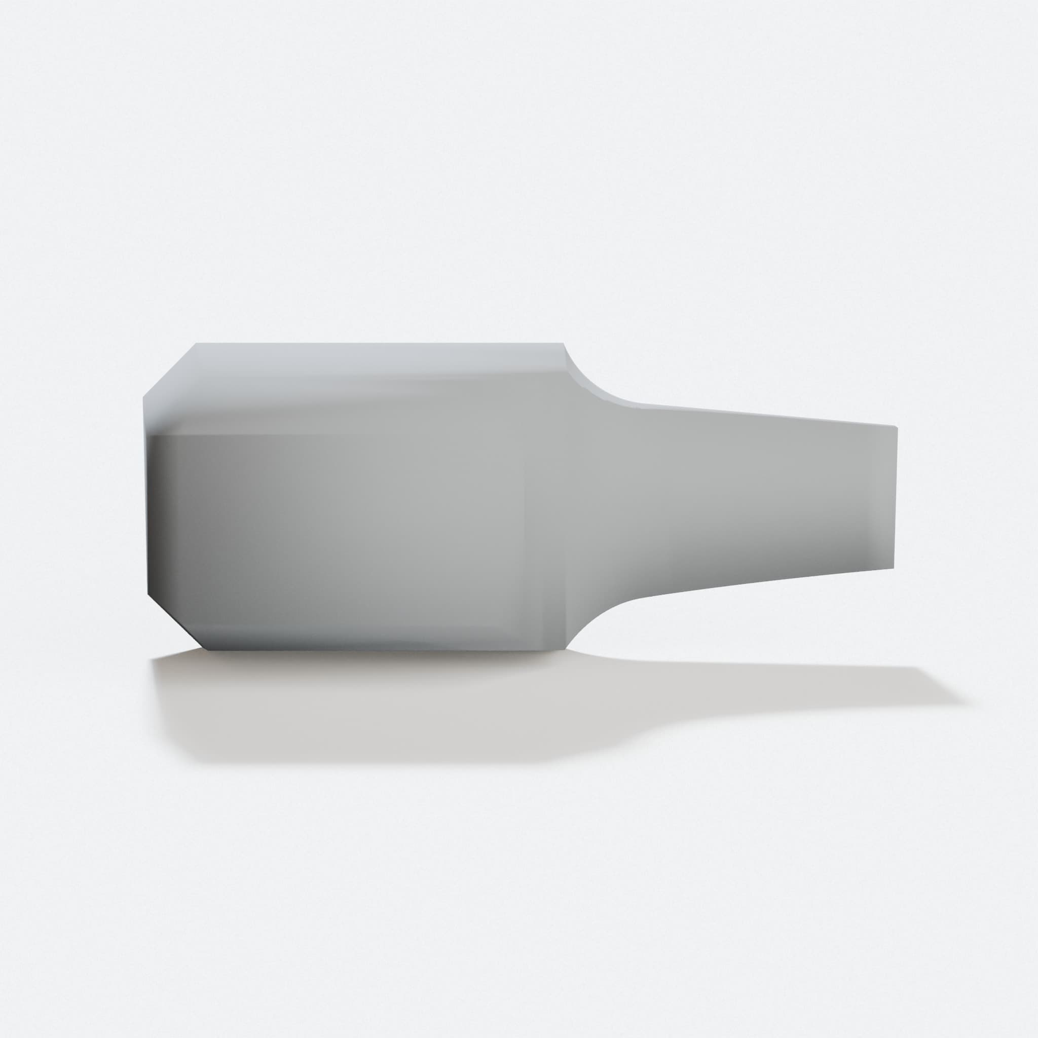 3D Printed Measuring Scoop for Washing Powder, hero tilt