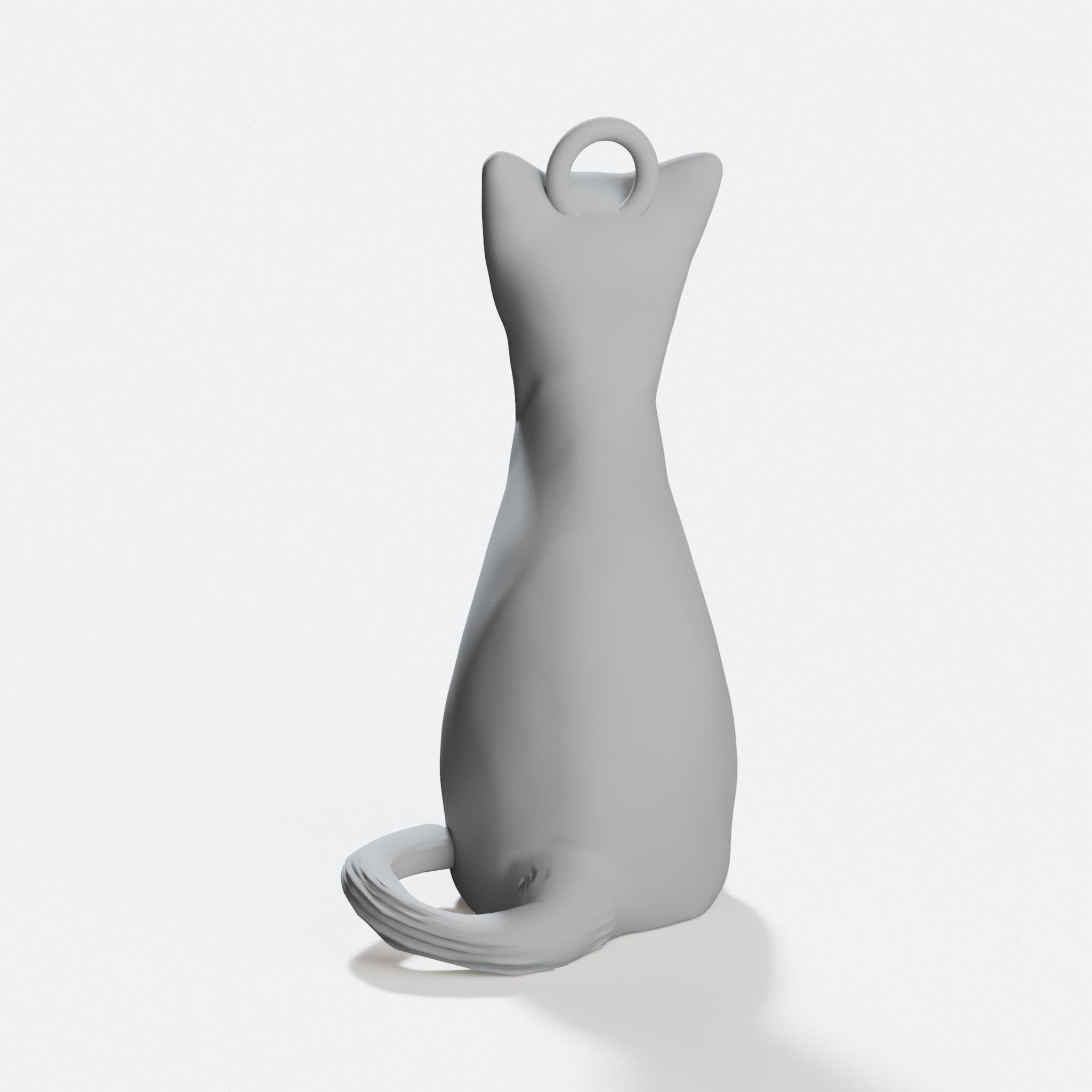 Compatible with Ring Sitting Cat Keyring, hero tilt