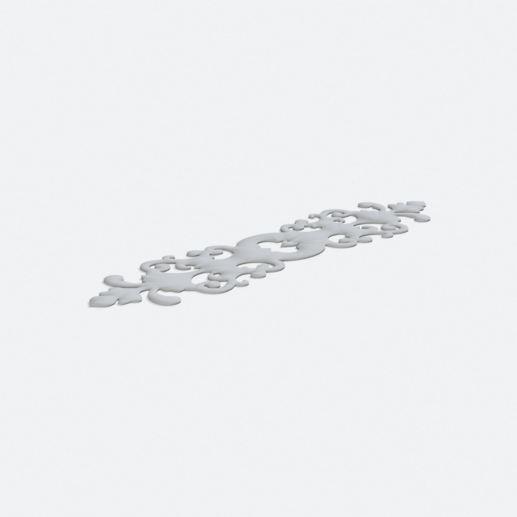 Victorian Bookmark, 3D-Printed Home Decor, turn three quarter