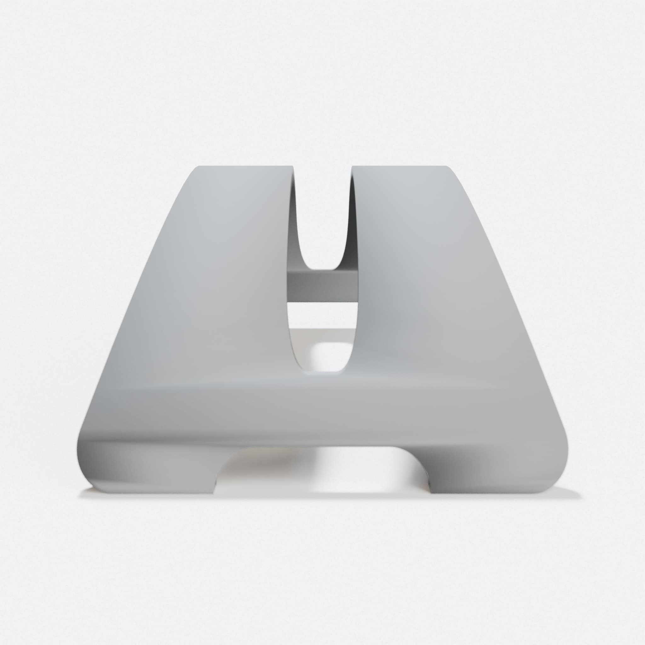 BookArc 3D Printed Vertical Laptop Stand for Desk, hero tilt