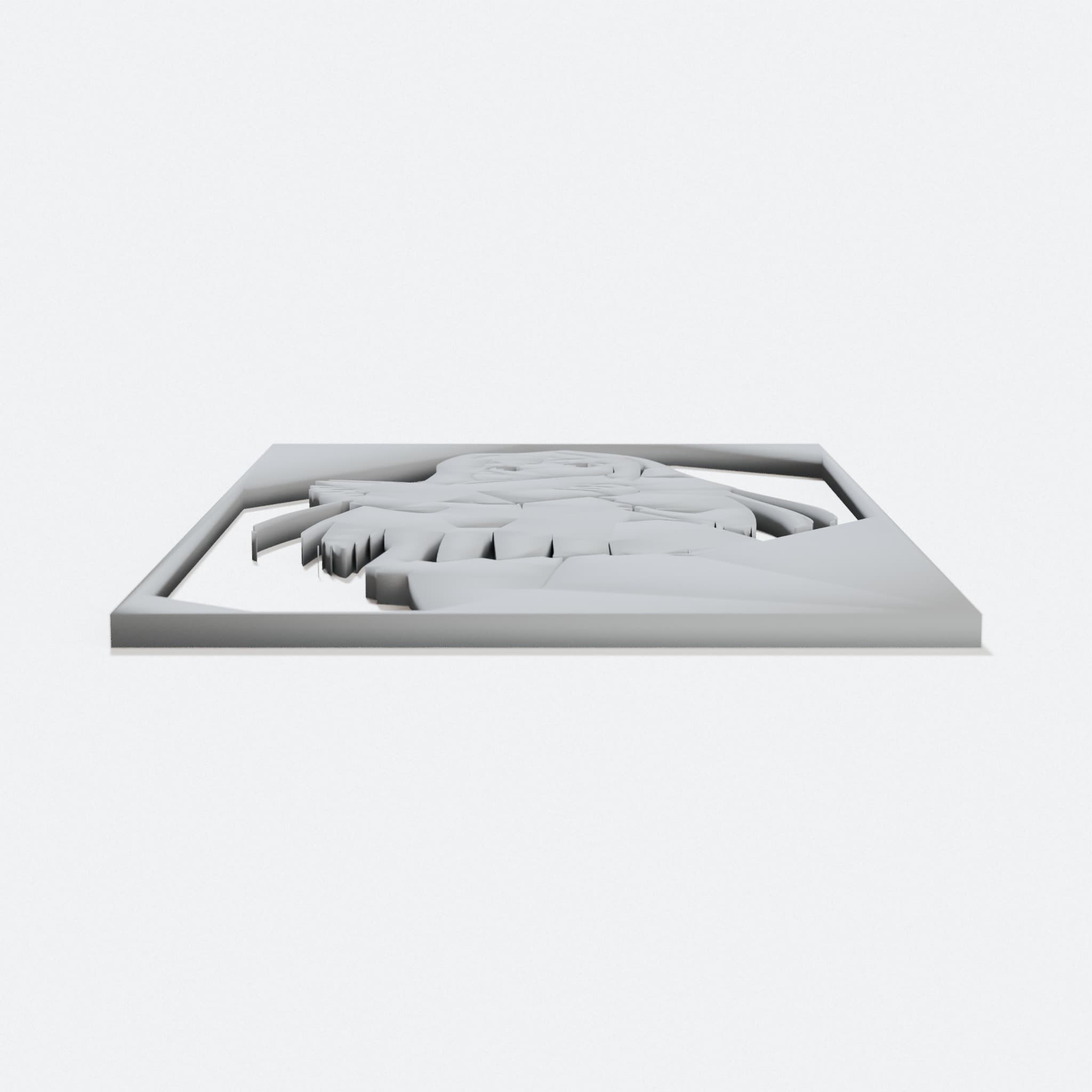 Anime Bookmark 3D Printed Home Decor, hero tilt