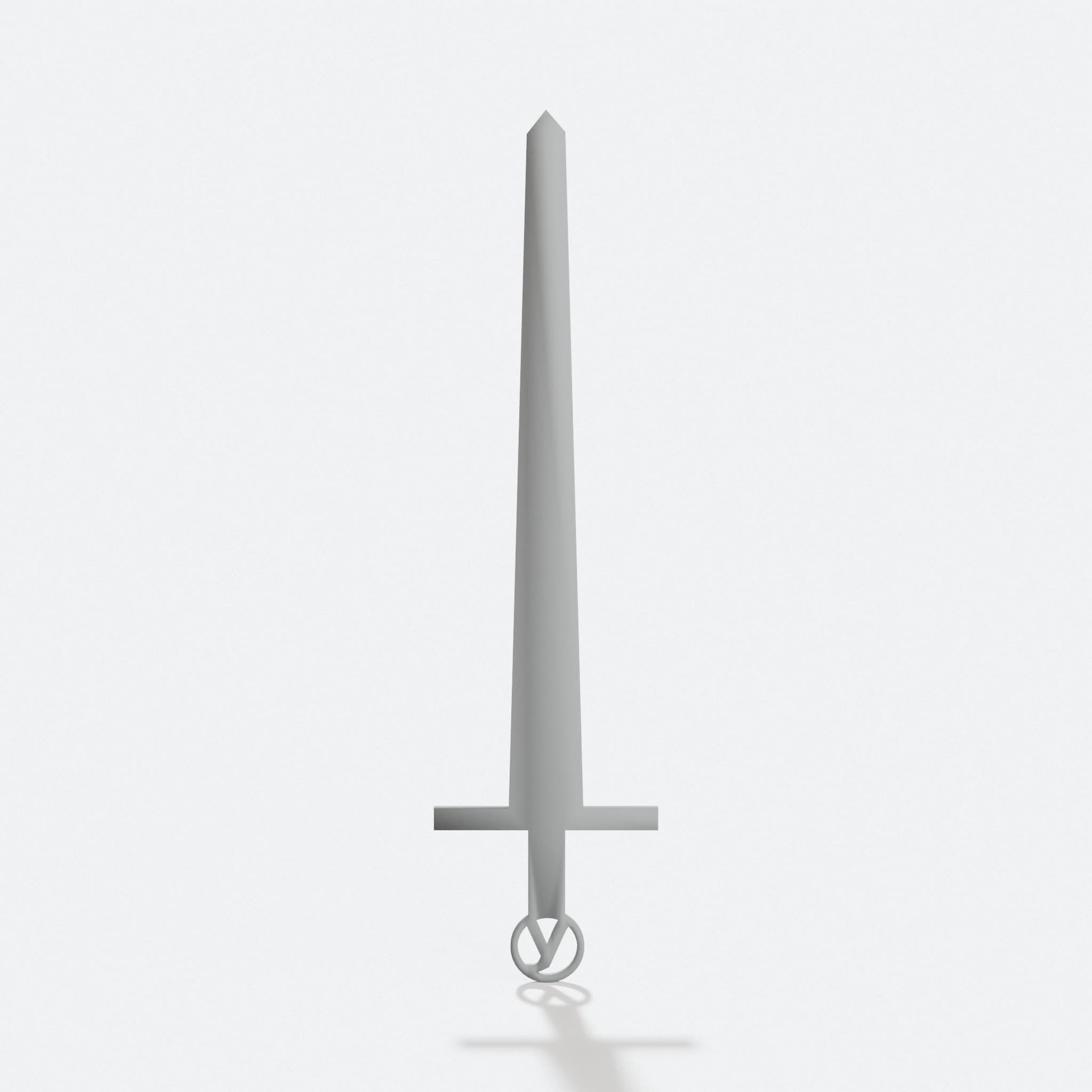 Anaklusmos Sword Bookmark, 3D Printed Ornament, hero tilt