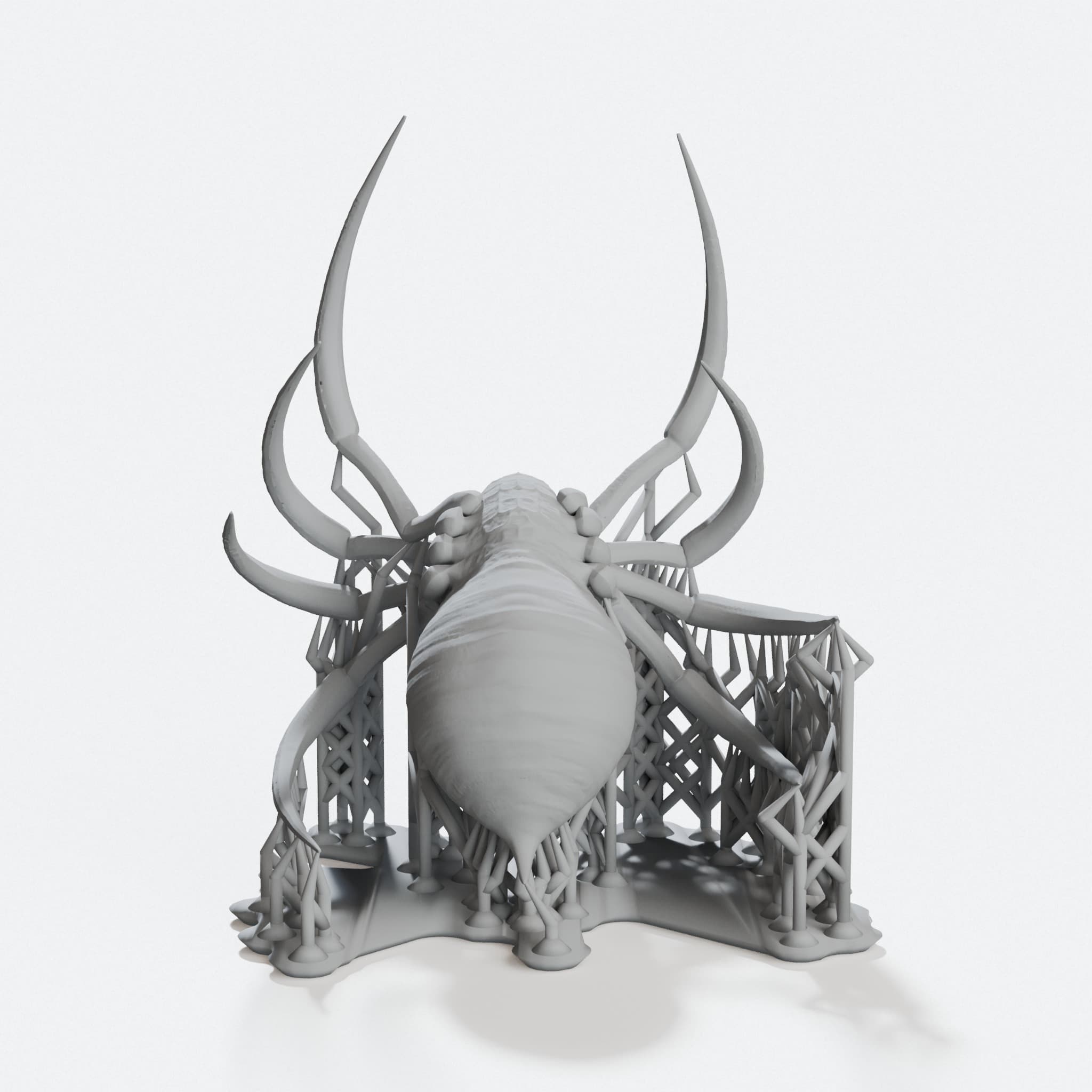 Drider Female Miniature for Tabletop RPG Games, hero tilt