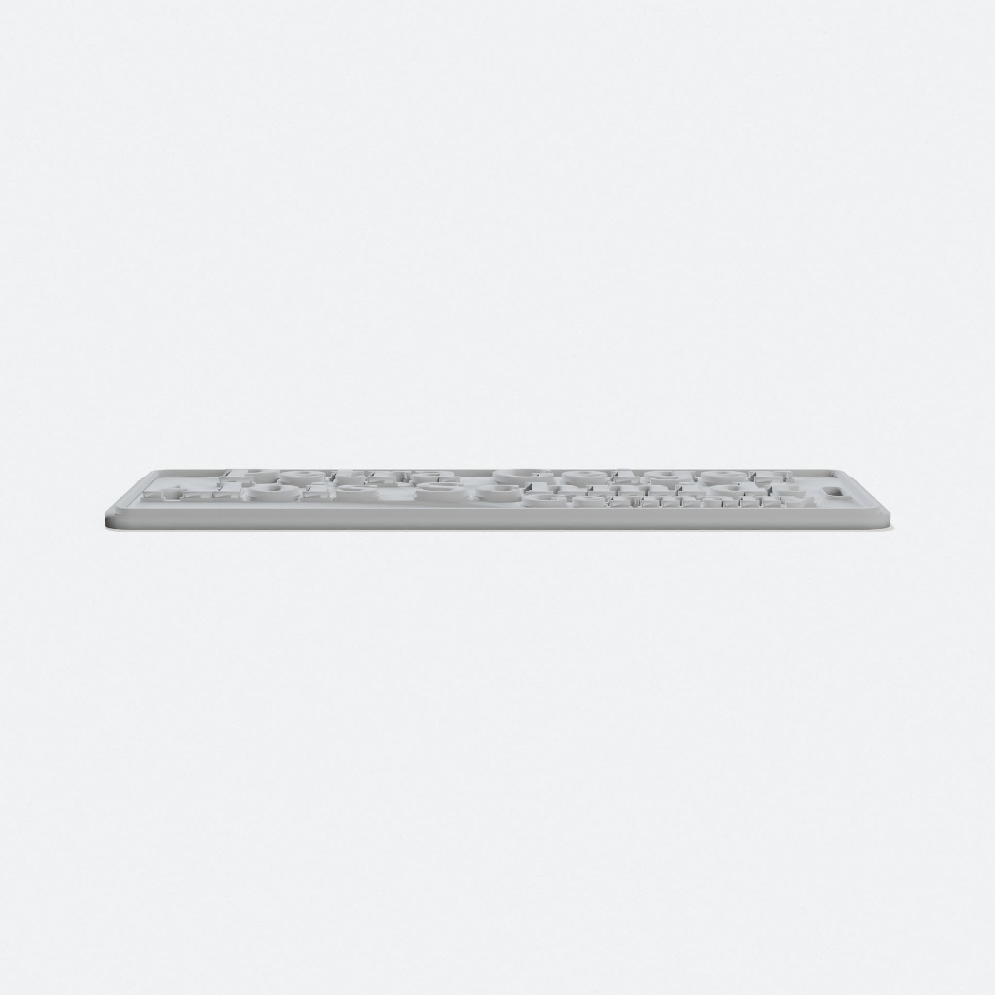 Multi Line Tag 3D Printed Home Decor, hero tilt