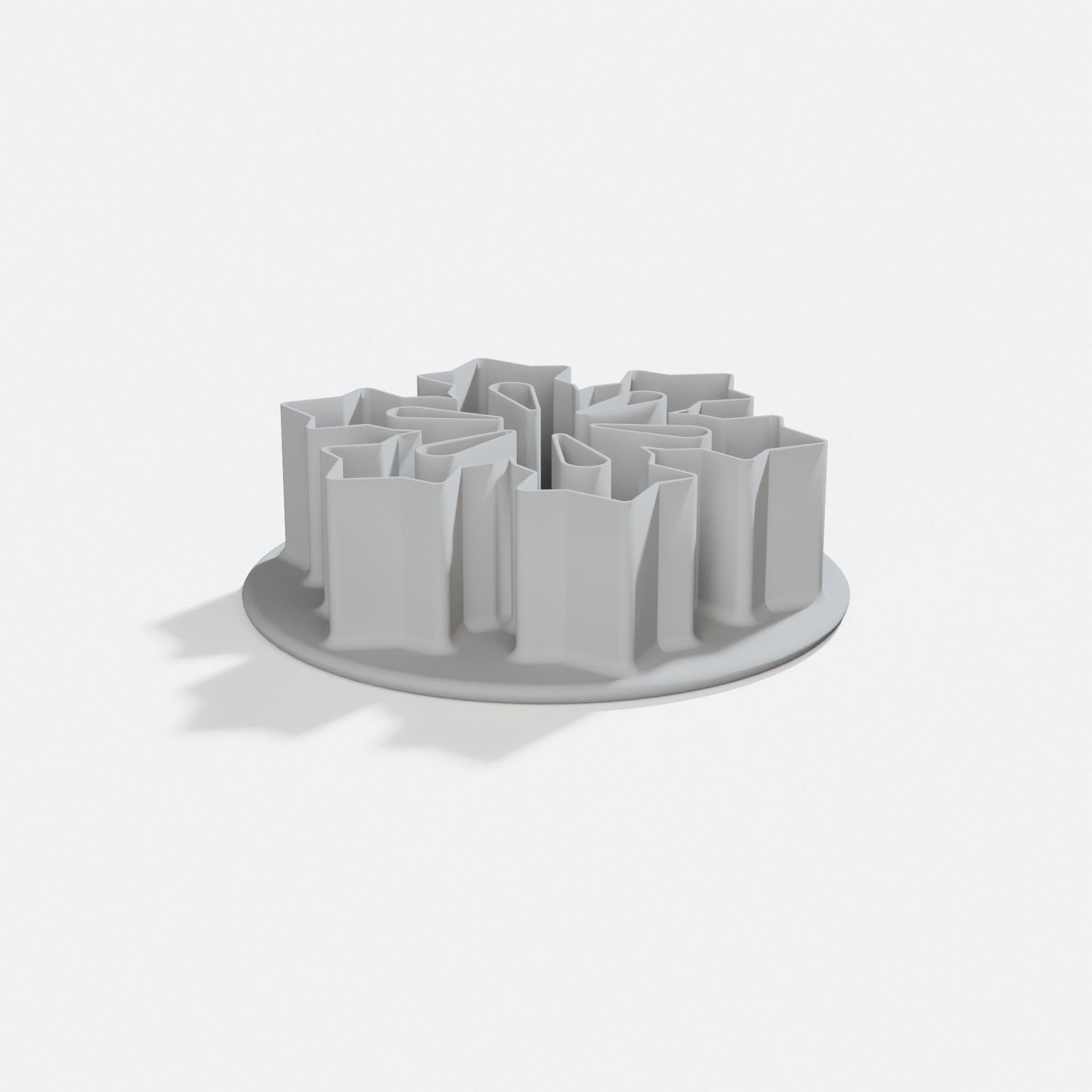 Snowflake Cookie Cutter with Ejector Tool, turn three quarter