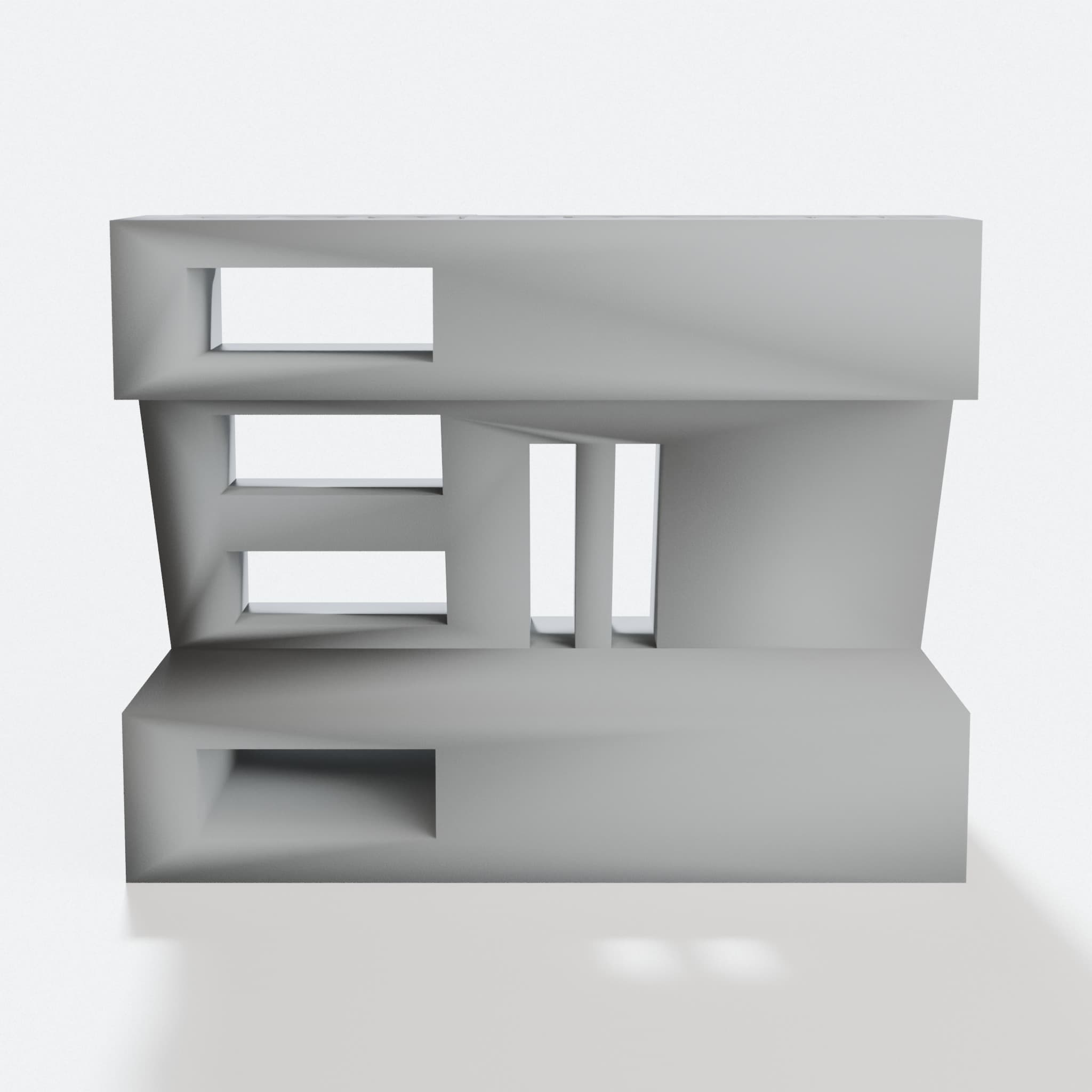 Staircase SD and USB Mini Holder, 3D Printed Organizer, hero tilt