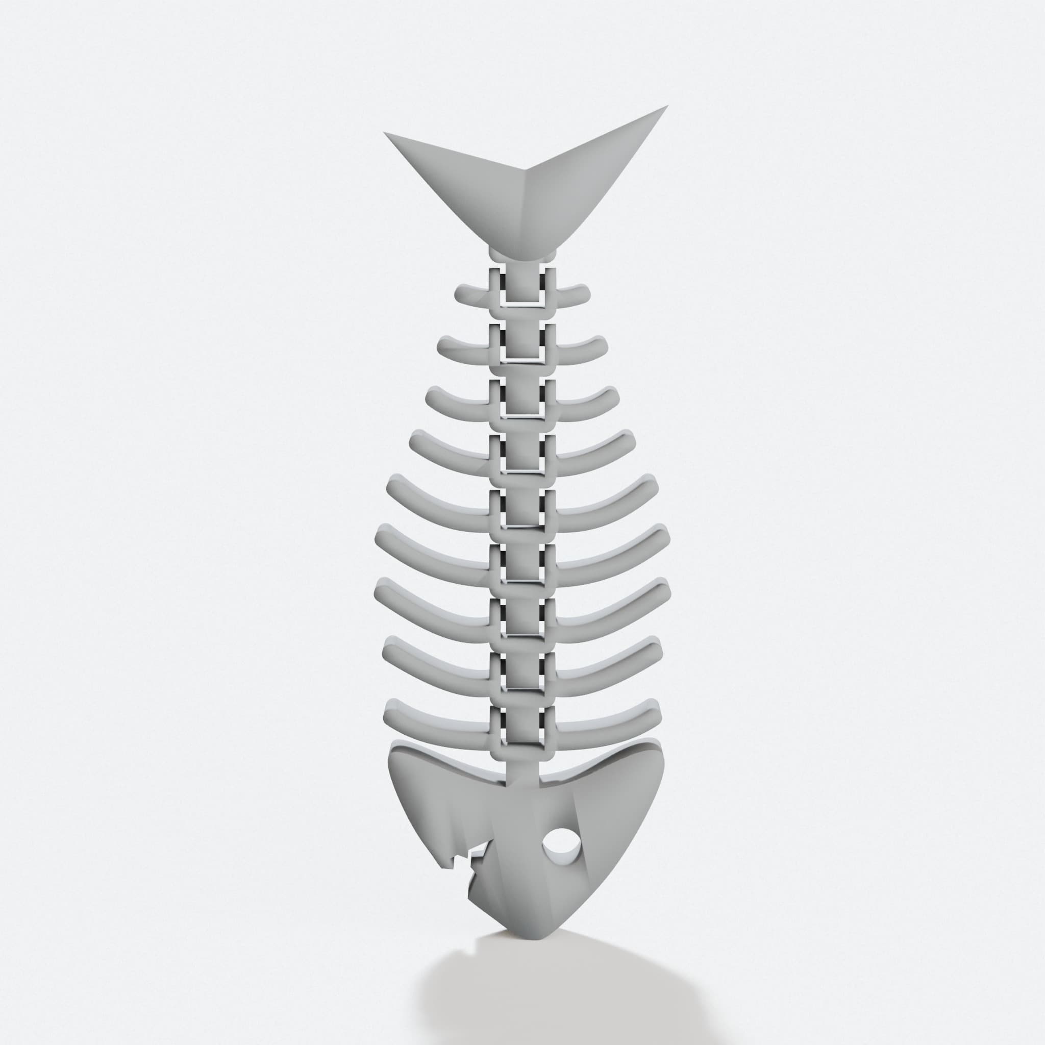 Articulated Fish Skeleton Toy - No Assembly, hero tilt
