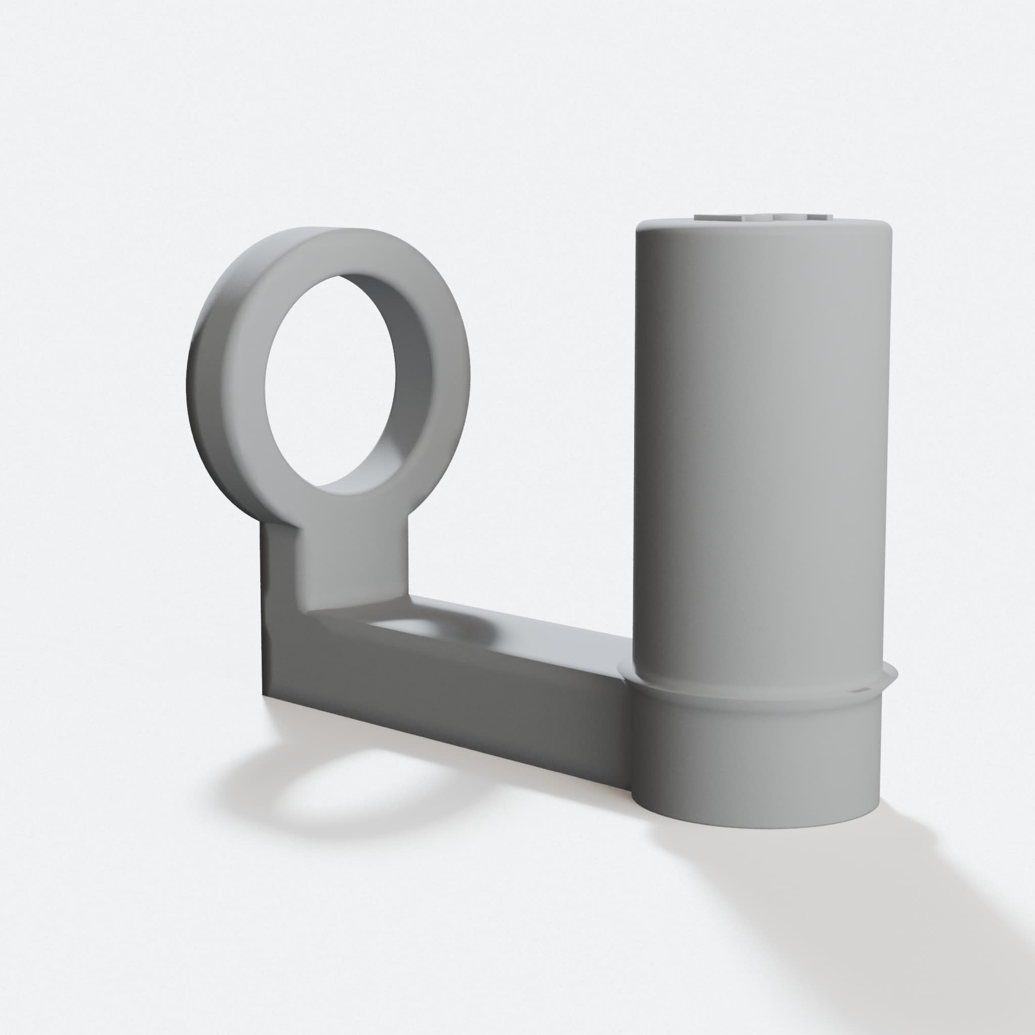 1kg PLA Spool Holder for Witbox Go 3D Printer, hero tilt