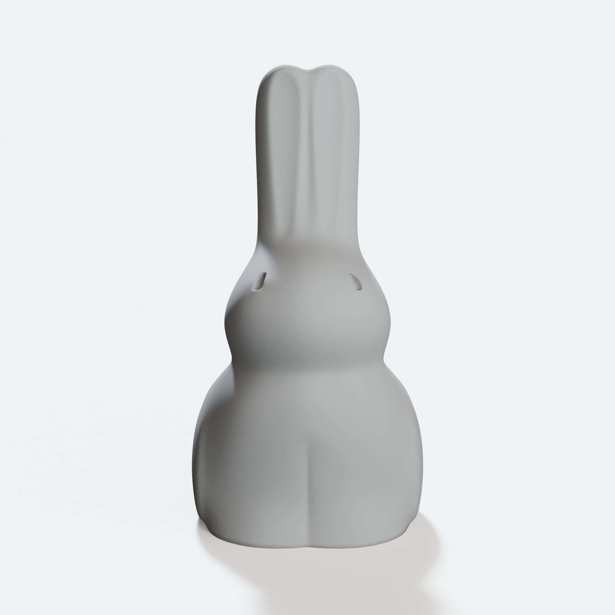 3D Printed Rabbit Home Decor Sculpture, hero tilt