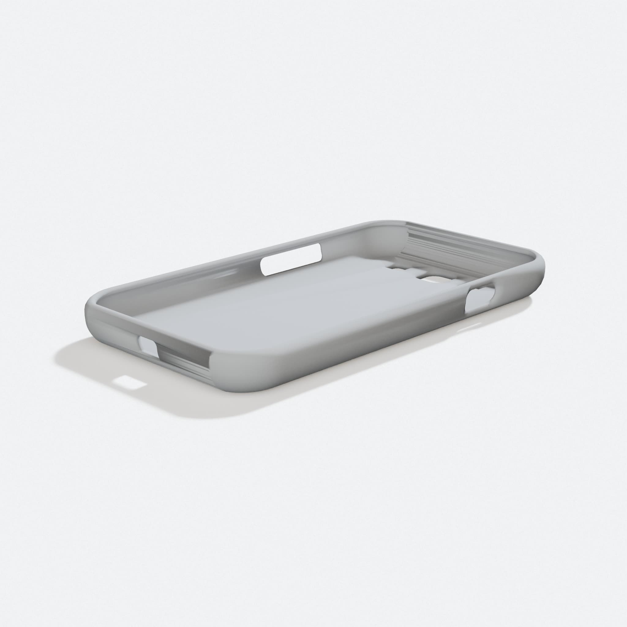 Galaxy S3 Phone Case, 3D Printed Flexible Design, turn three quarter