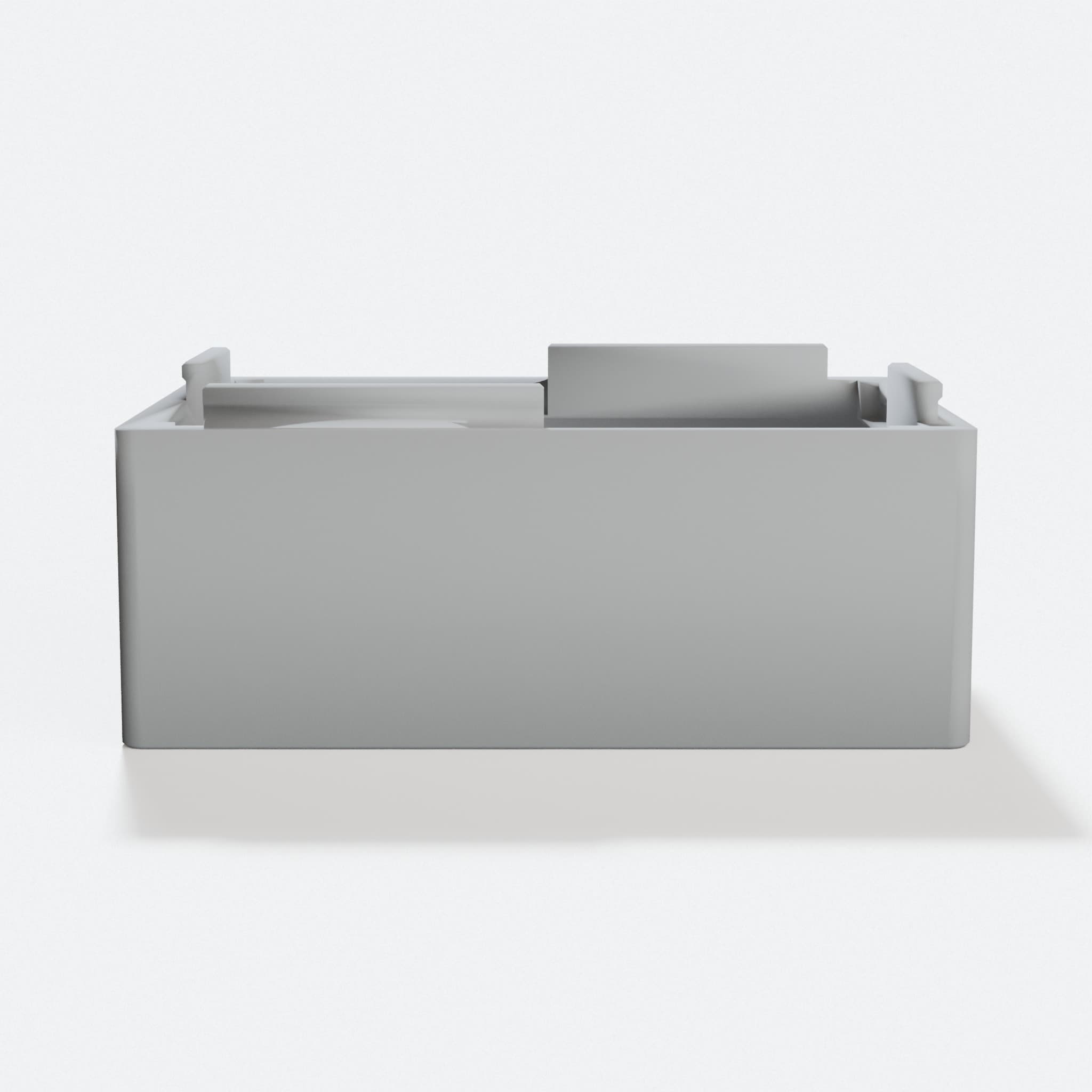 Snap-Tab Box: 3D Printed Organizer with No Glue, hero tilt