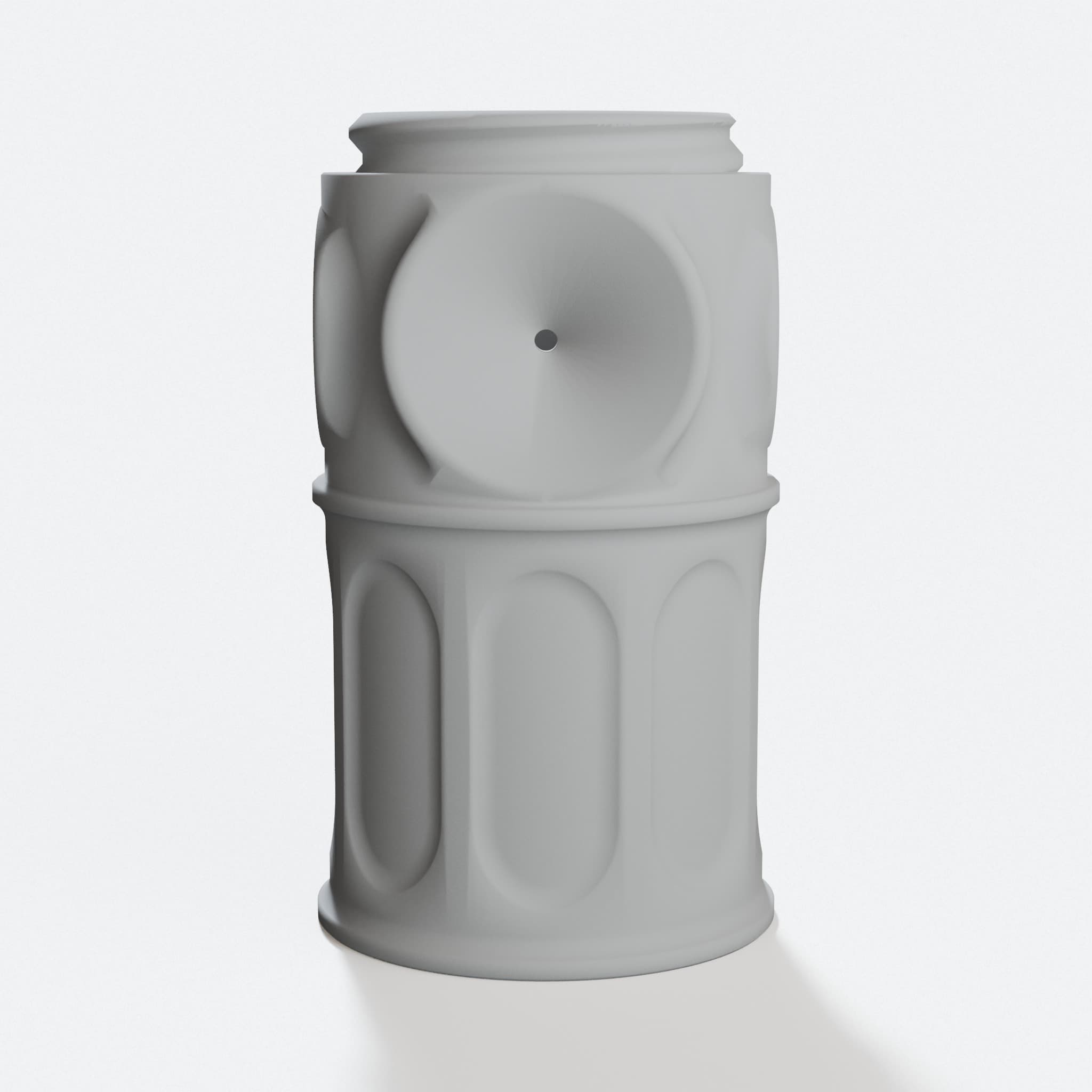 Screw Top Fire Hydrant Container, hero tilt