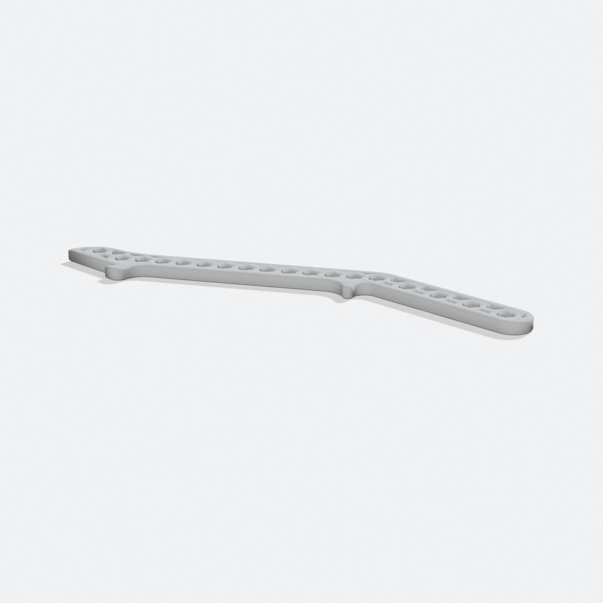 3D Printed Push Stick for Table Saw, turn three quarter