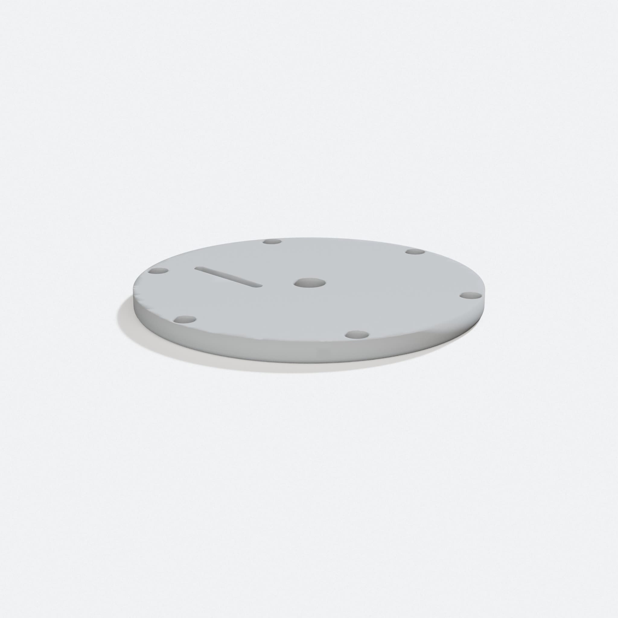 Large Combination Lock Flat Top Plate