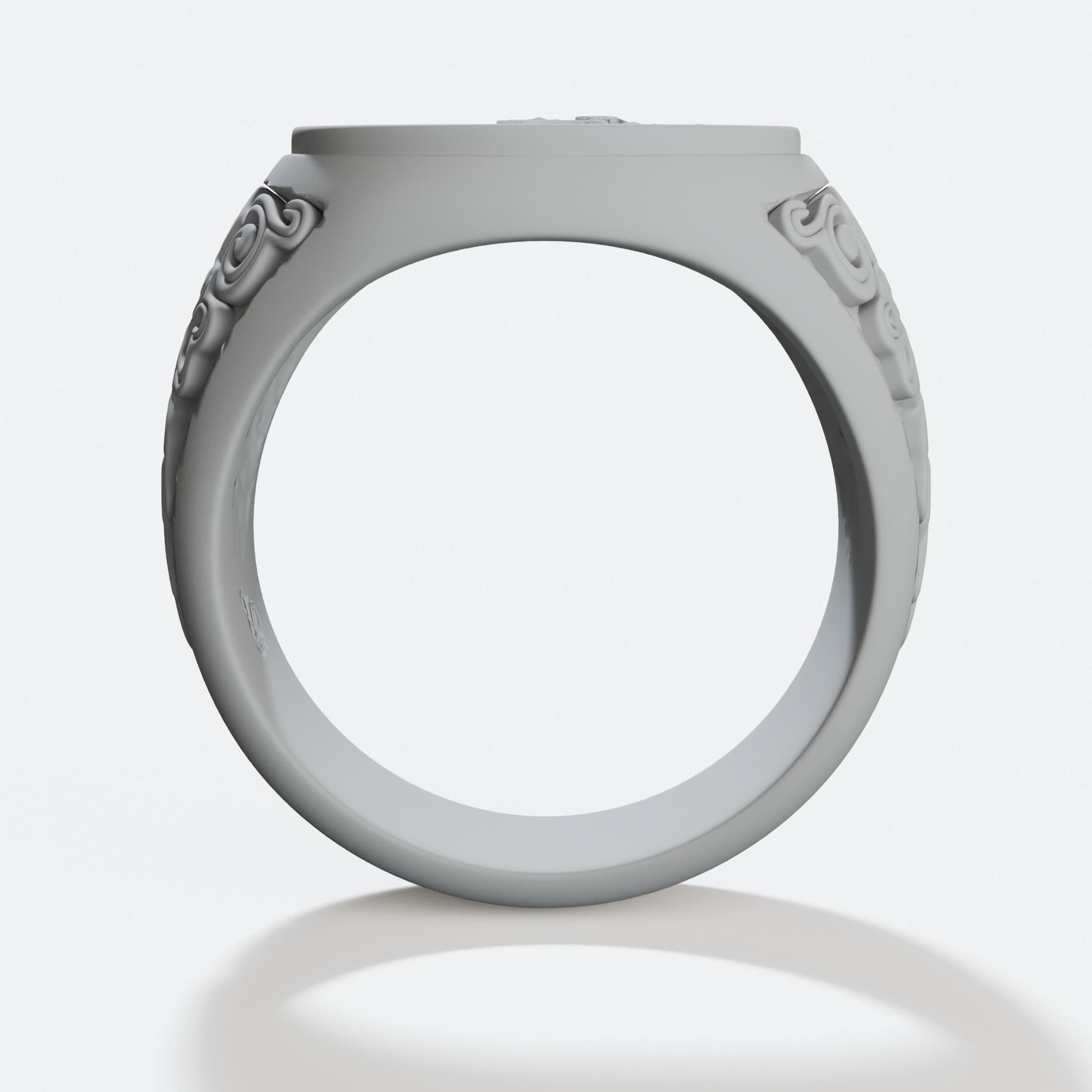Moscow Ring with Saint George 3D Printed Ornament, hero tilt
