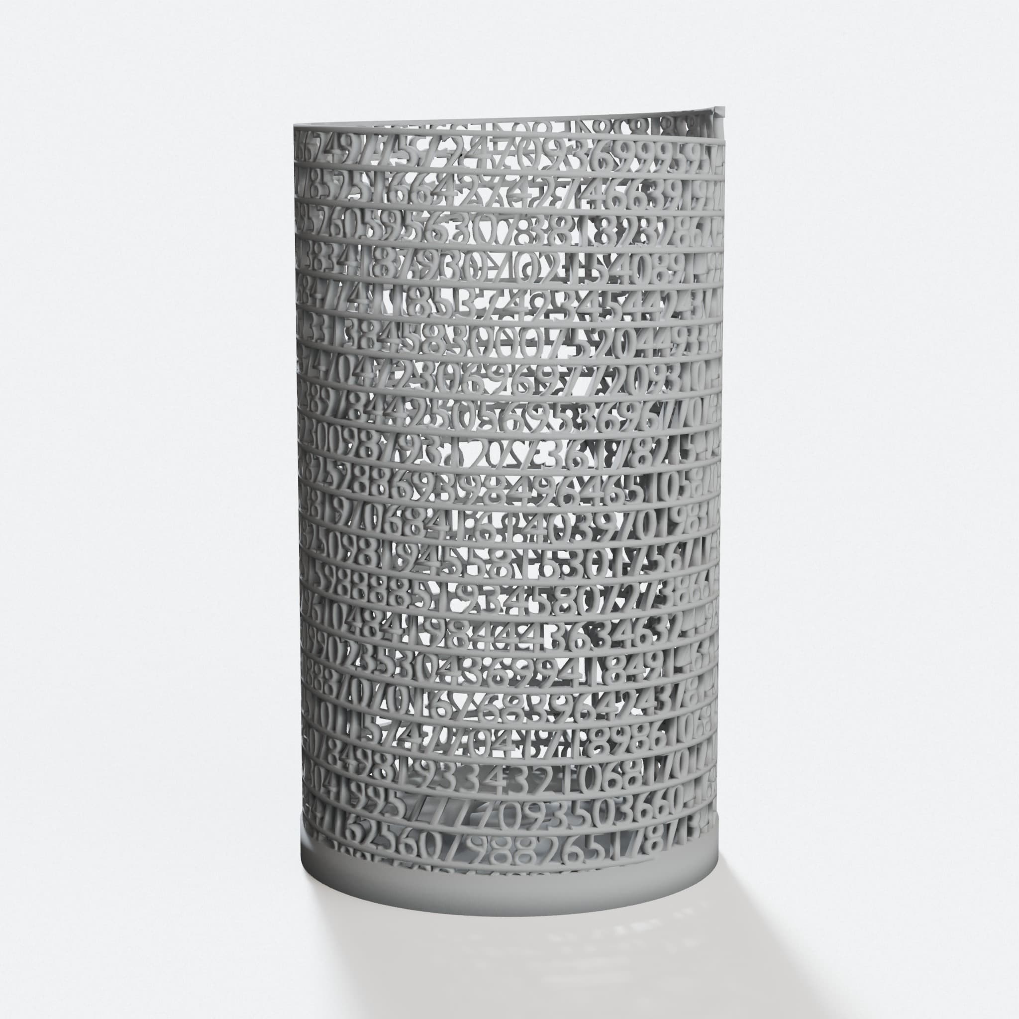 Tower of Euler 3D Printed Penholder for Your Desk, hero tilt