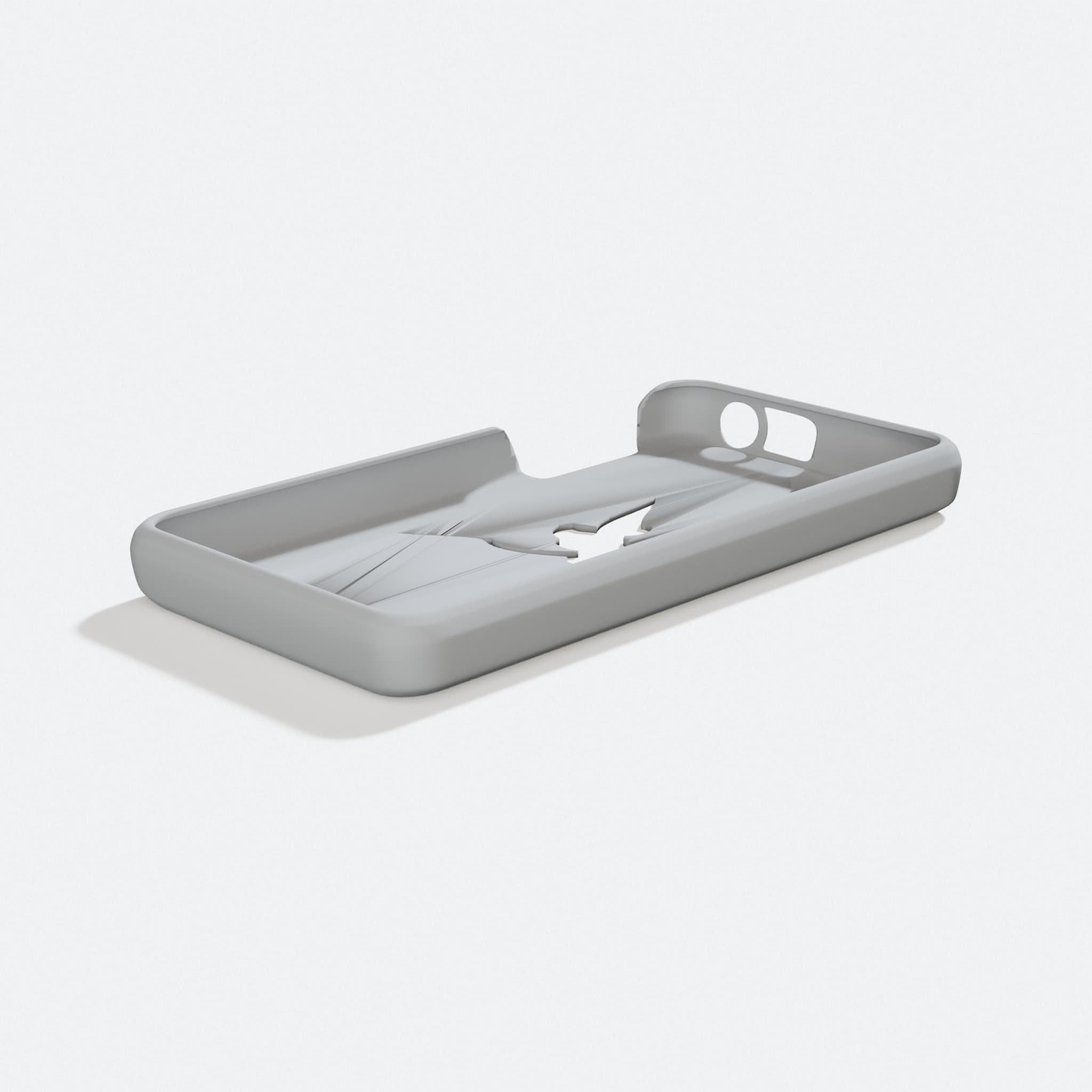 Fairphone Case #5 Fairy Cutout 3D Printed Phone Stand, turn three quarter