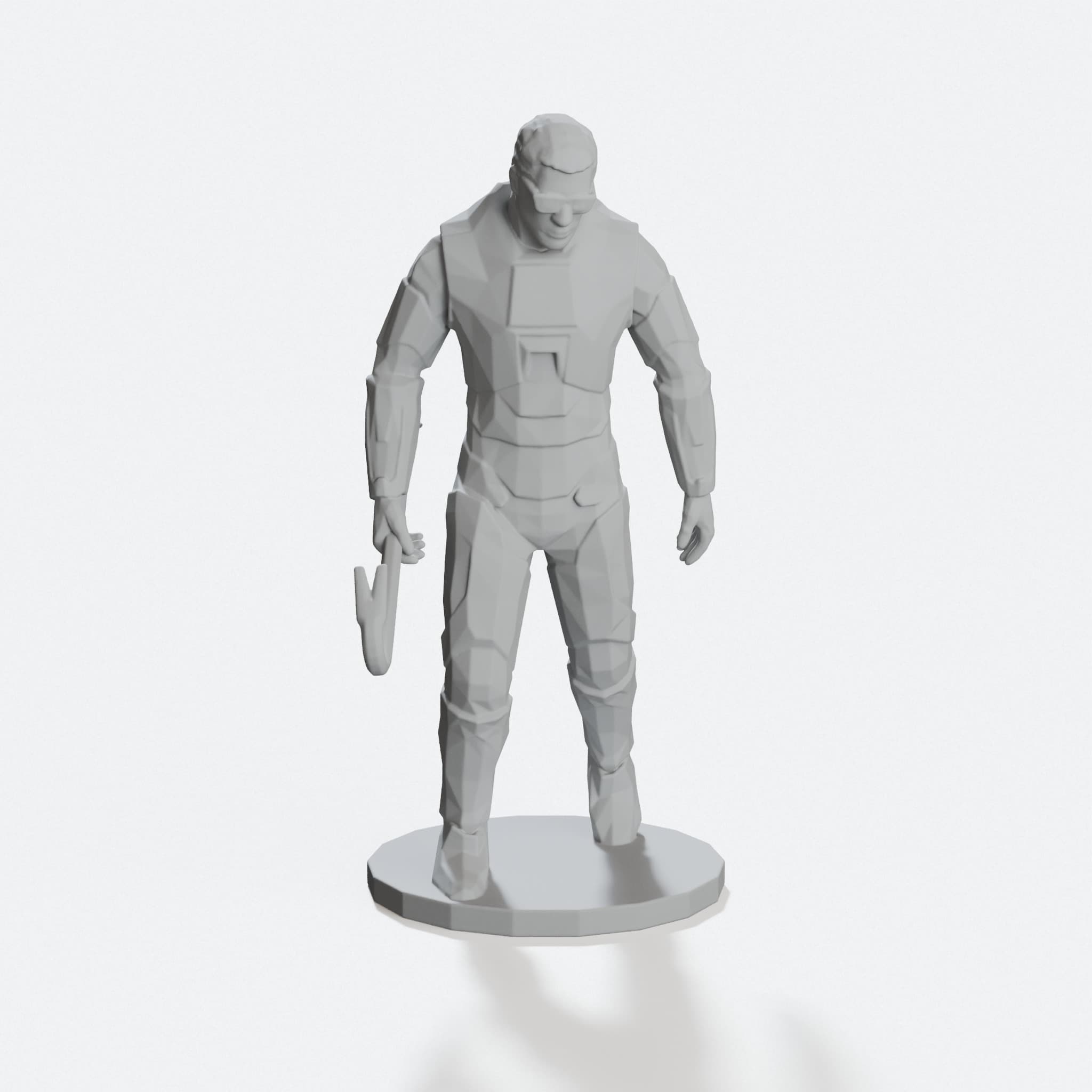 Gordon Freeman Figure, Half-Life Game Fan Display, hero tilt