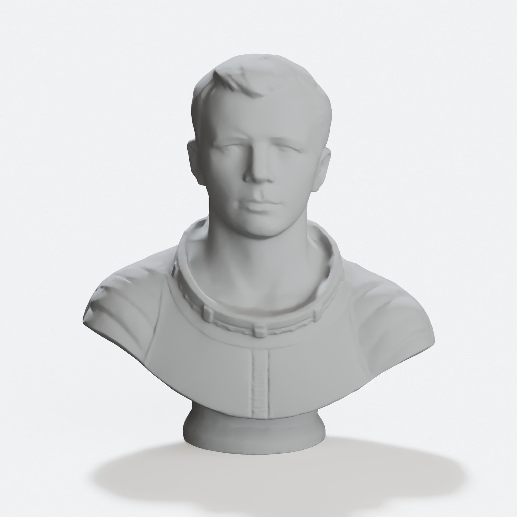 Yuri Gagarin Bust for Space History Decor, hero tilt