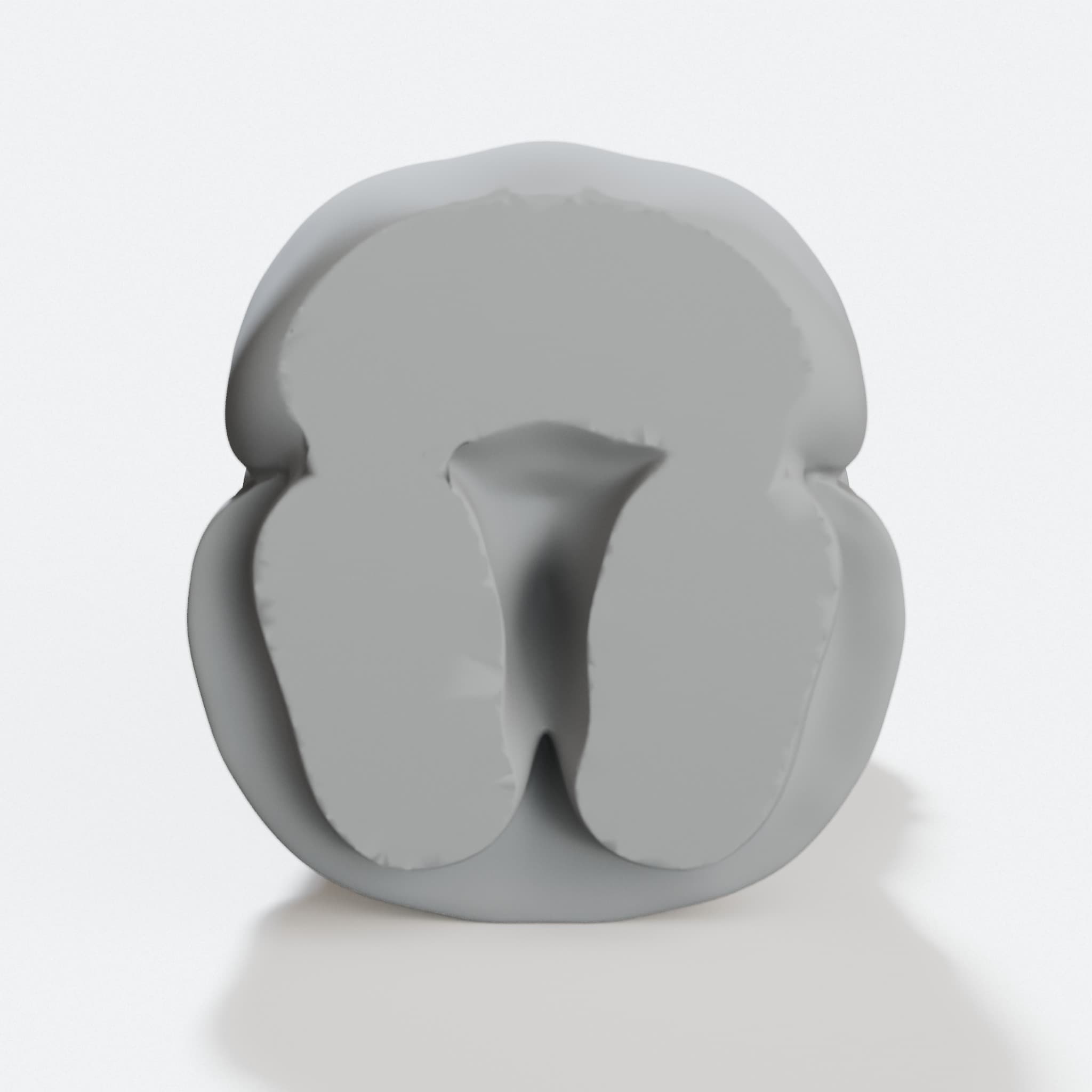 Dead Moroz 3D Printed Christmas Ornament, hero tilt
