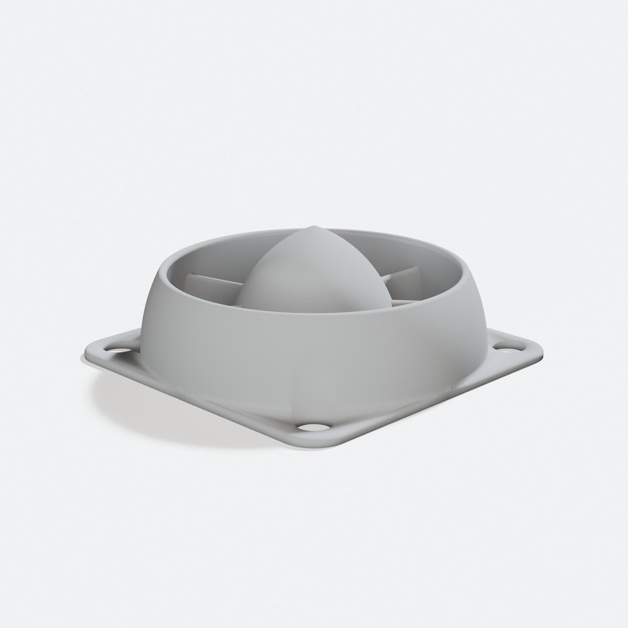 40mm Fan Guard for 3D Printers and PCs, turn three quarter