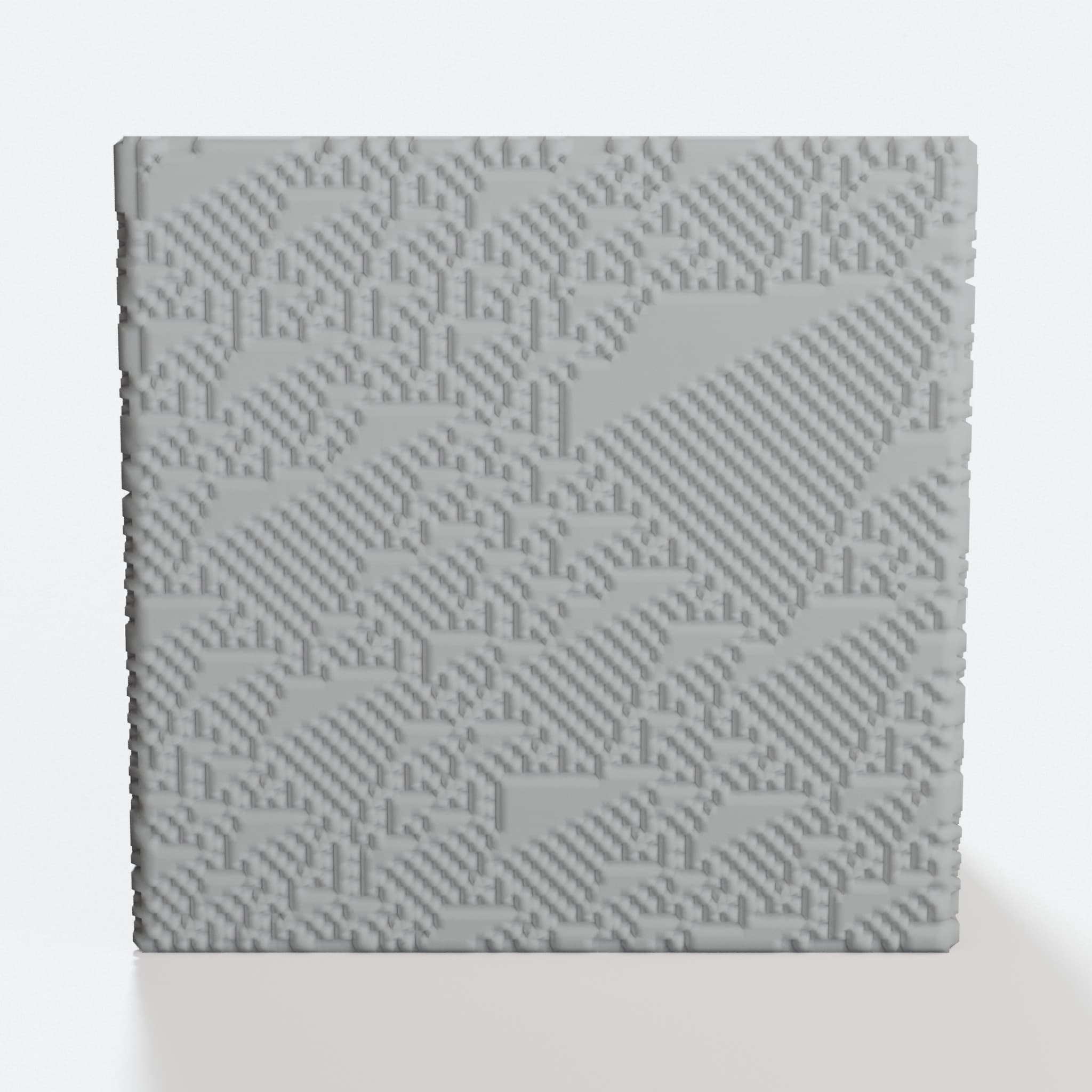 Wolfram CA Cubes 3D Printed Home Decor Boxes, hero tilt