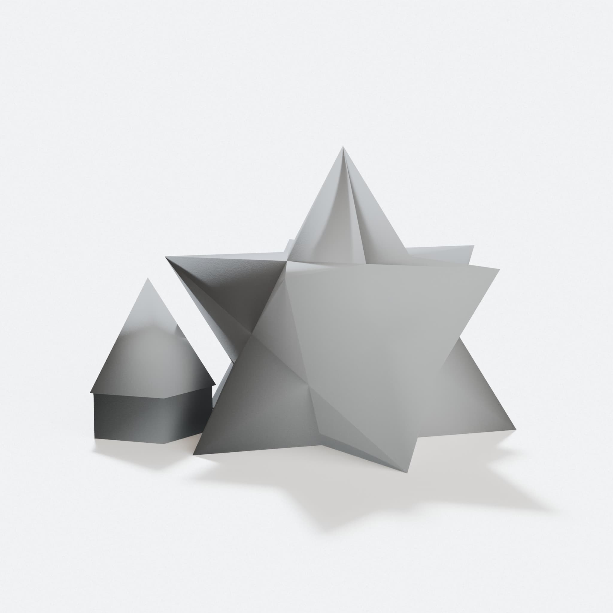 Quick Star 3D Printed Ornament for Christmas, hero tilt