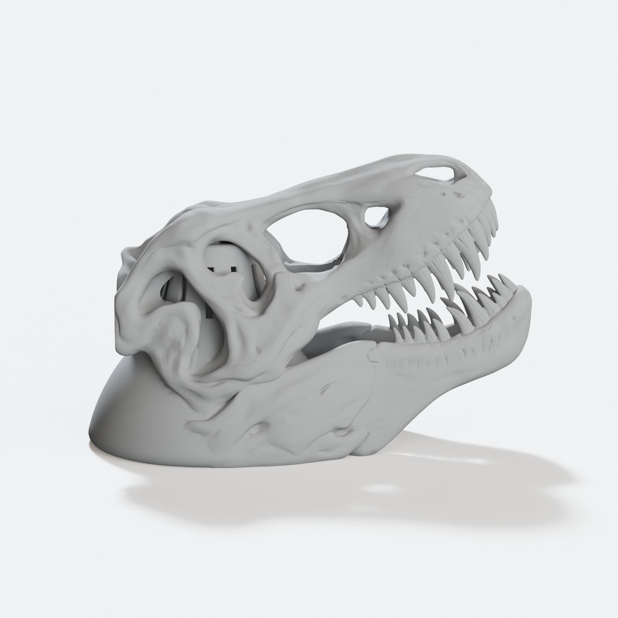 TRexo Junior 3D Printed Lamp with Dinosaur Head
