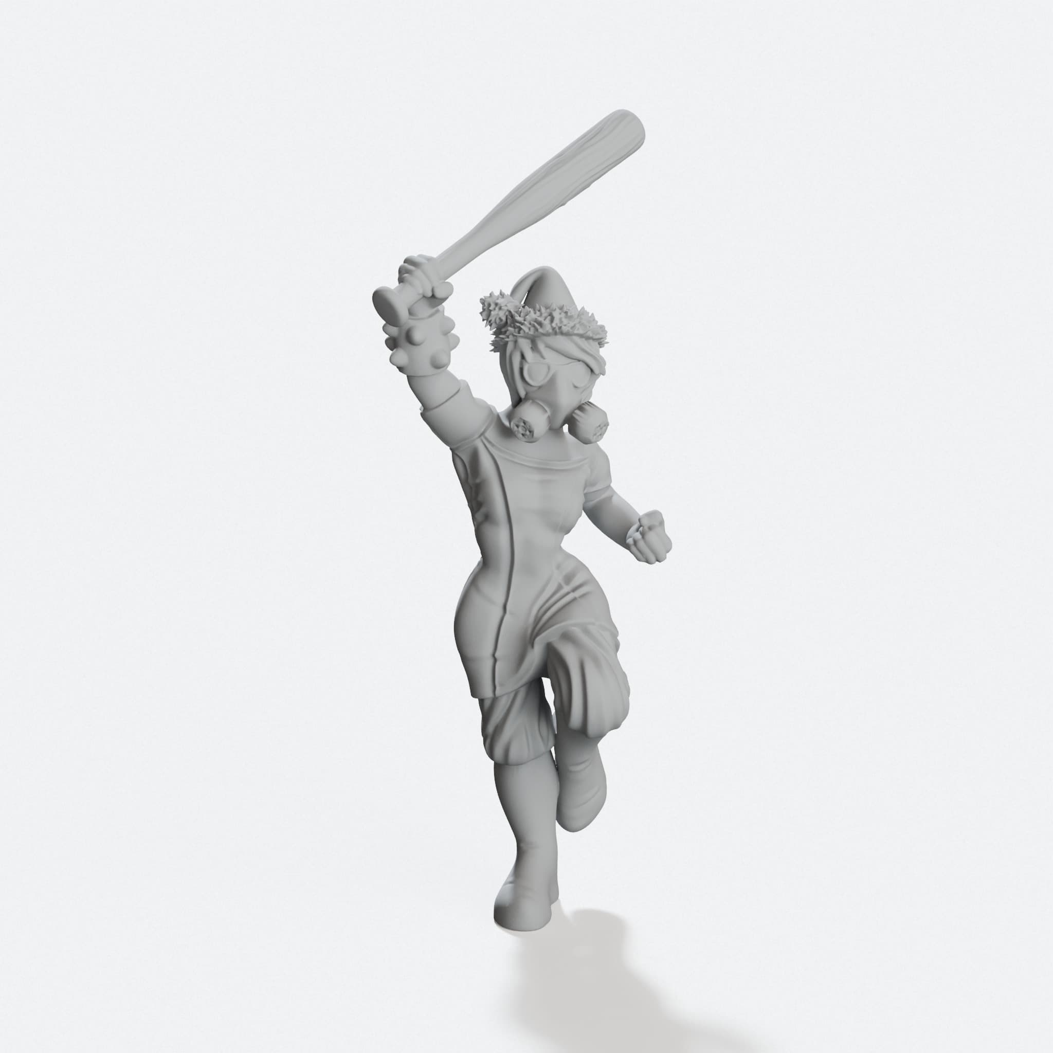 Cyberpunk Mosh Ganger Tabletop Mini, hero tilt