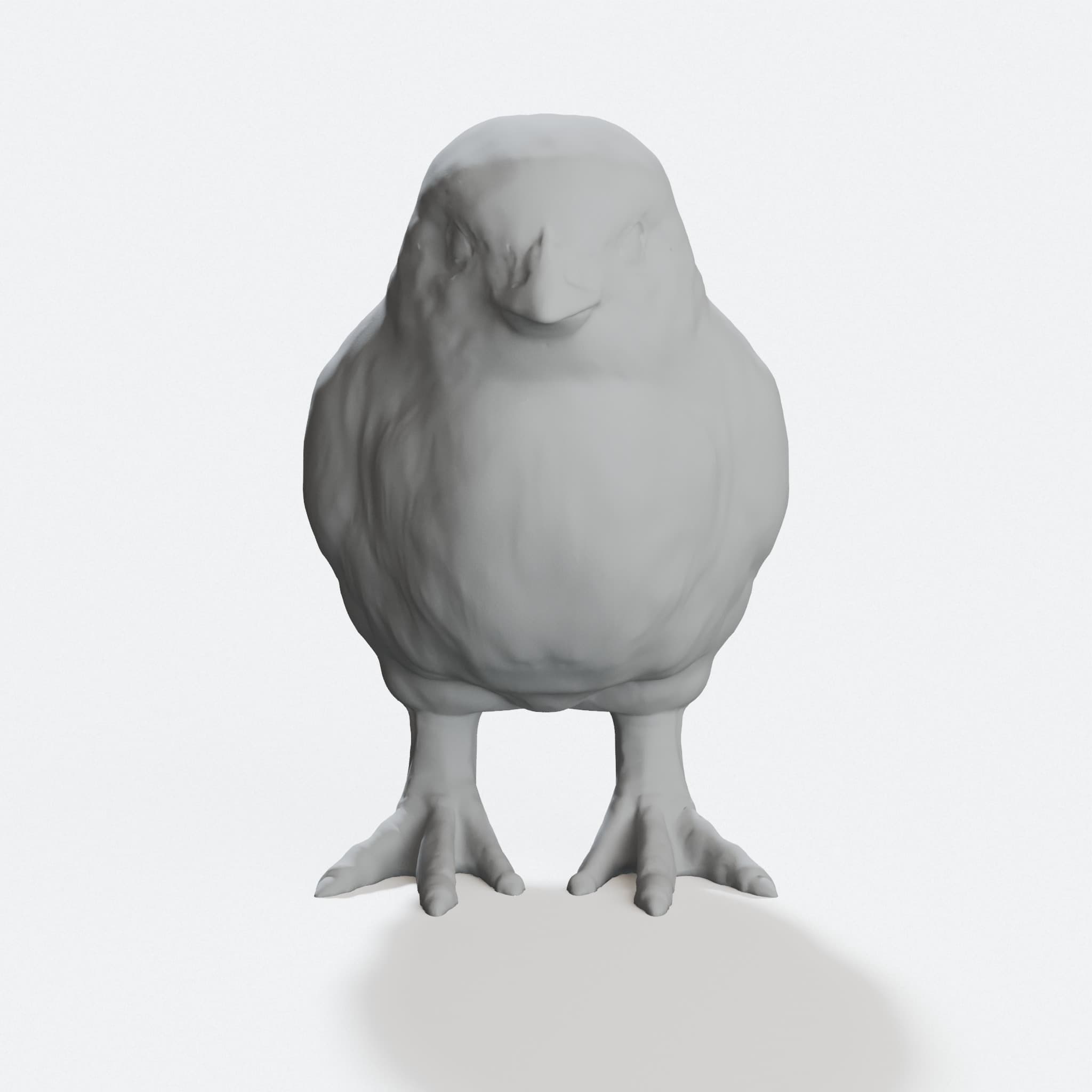 3D Printed Chick Toy - Cute Printable Design, hero tilt