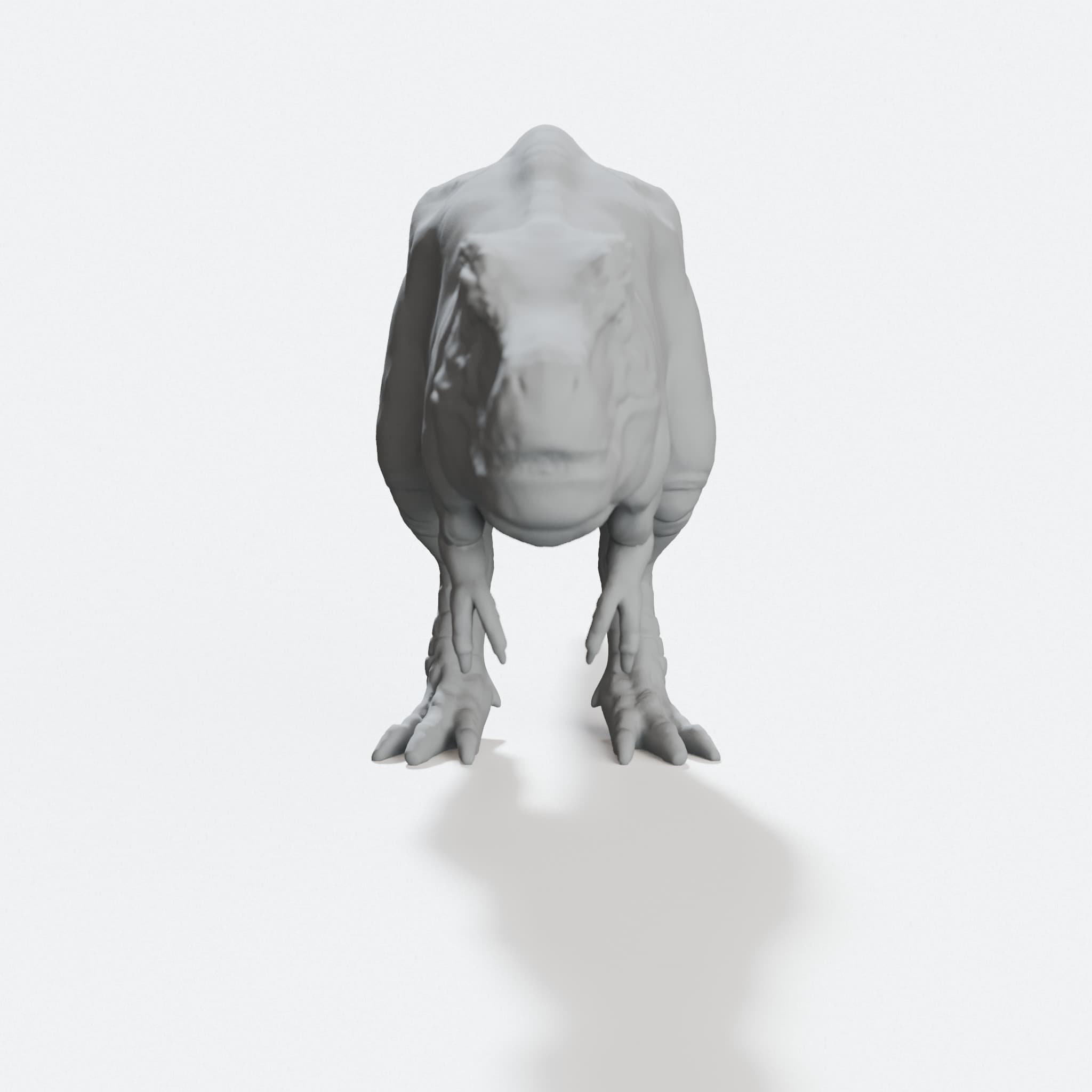 3D Printed Tyrannosaurus Toy, Printable Dinosaur Design, hero tilt