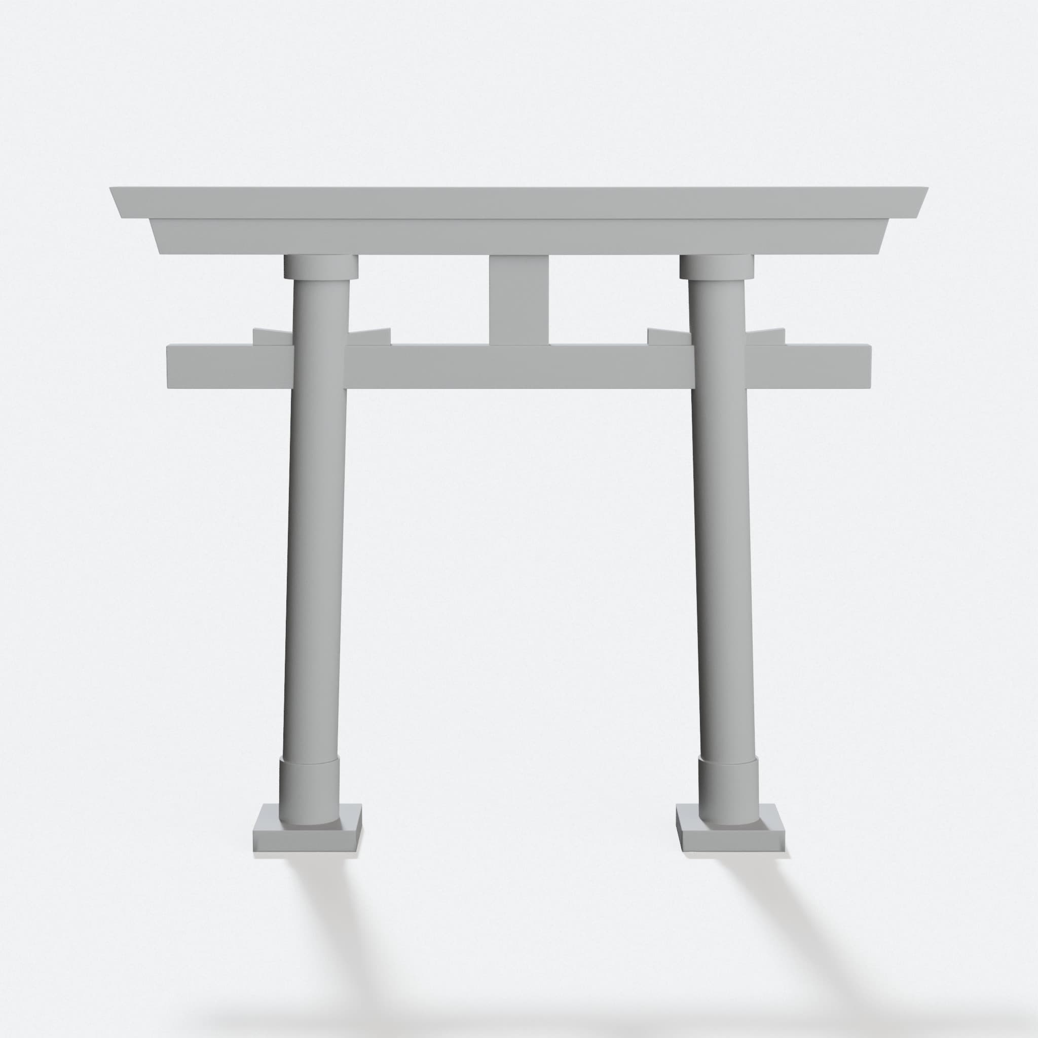 3D Printed Torii Gate Ornament, Japanese Decor, hero tilt