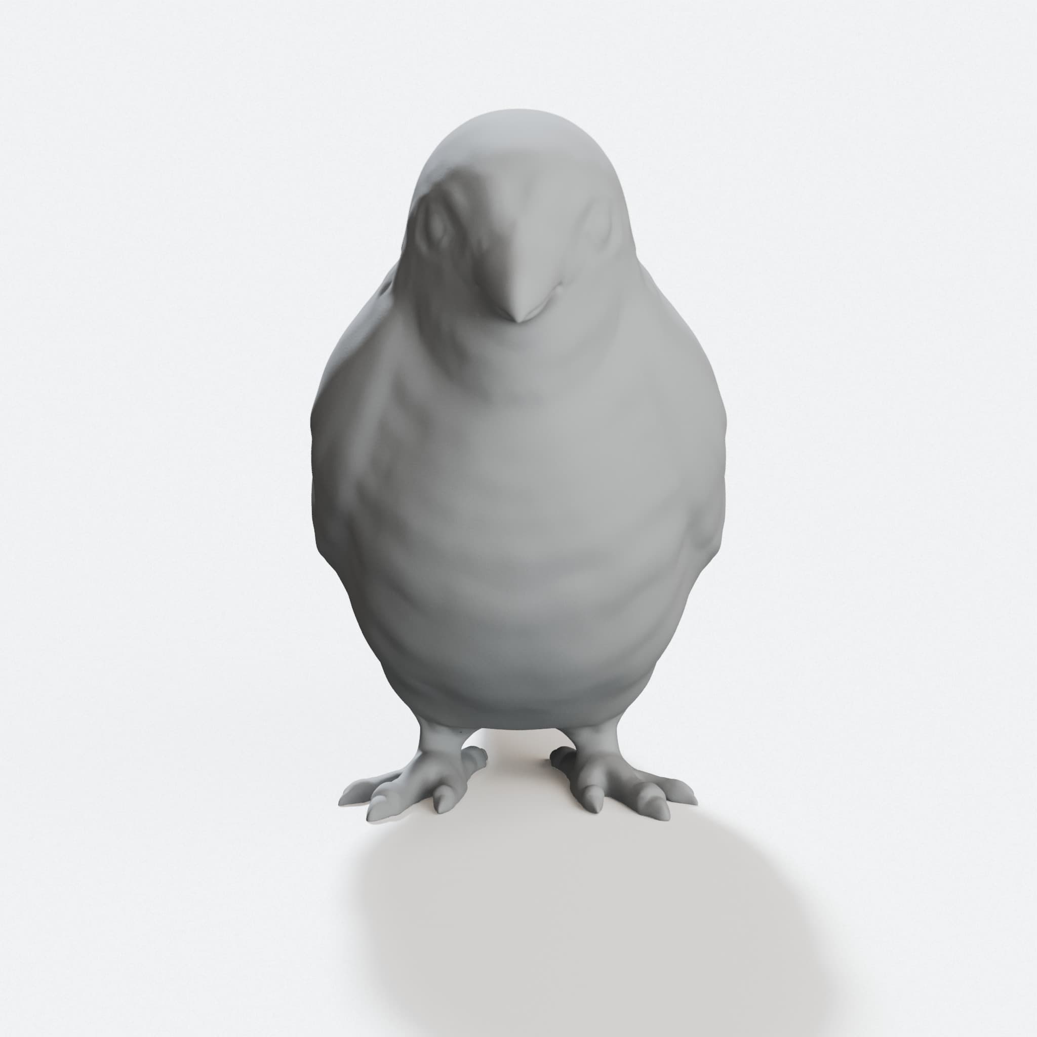 Sparrow 3D Printed Ornament, Ready to Print, hero tilt