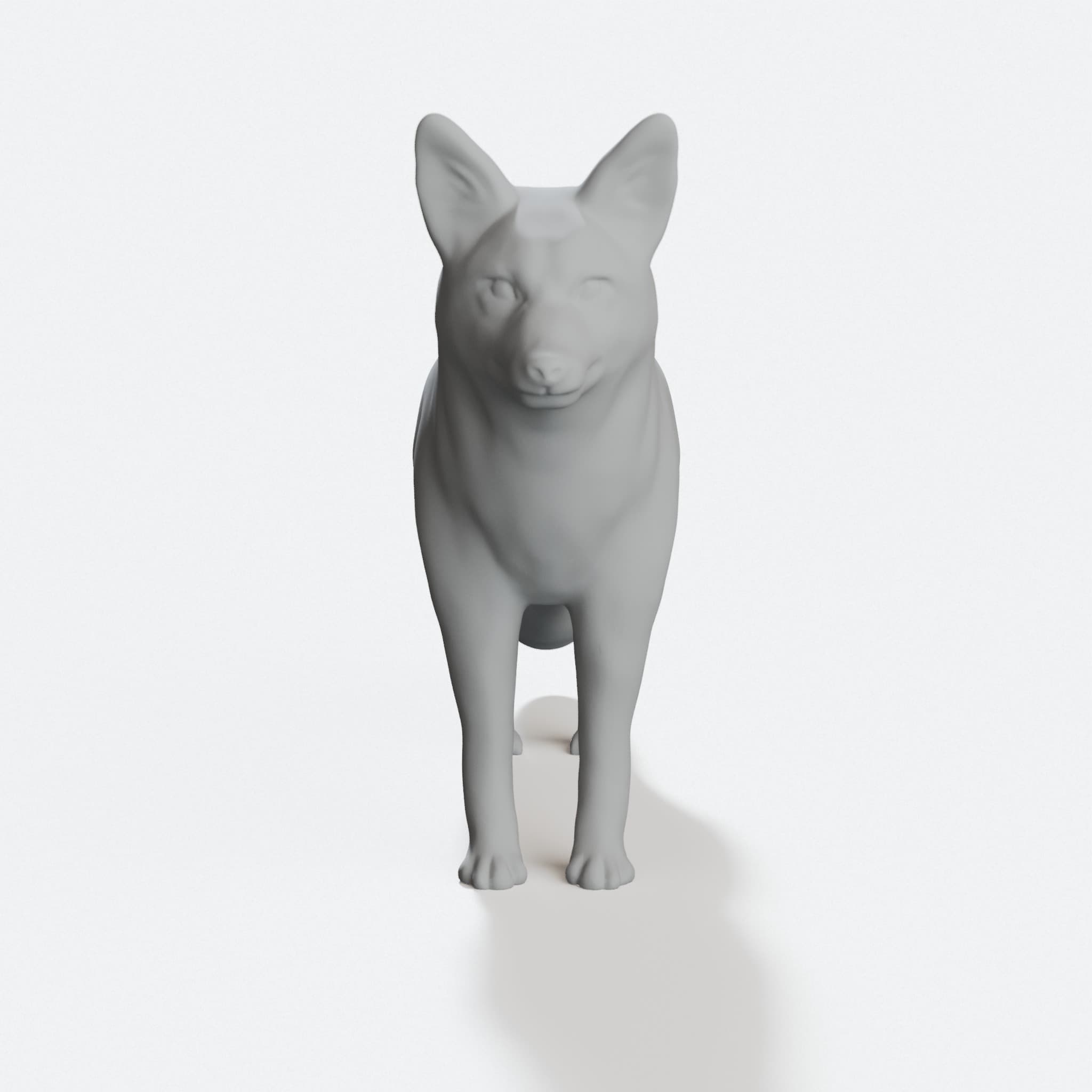 Redfox 3D Printed Toy: Poseable Animal Figure, hero tilt