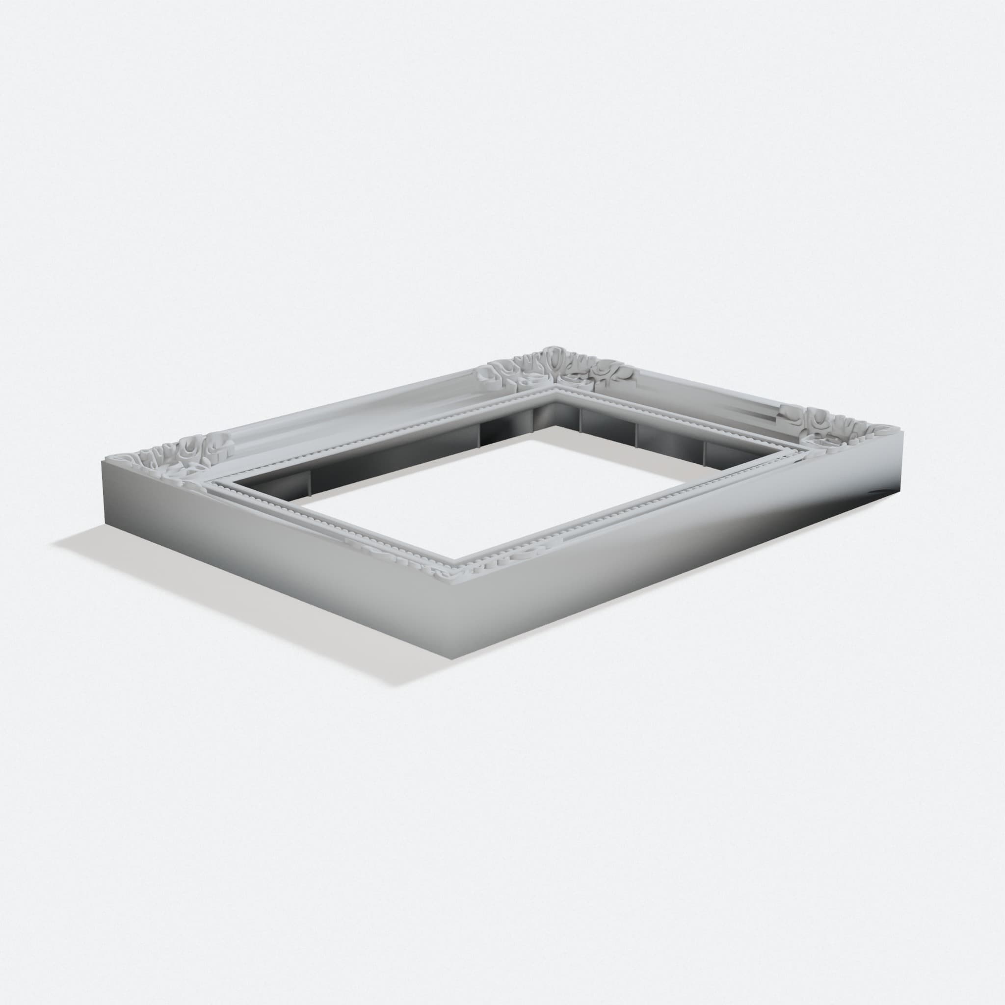 Ornate Picture Frame for 150x105 Light Box, turn three quarter