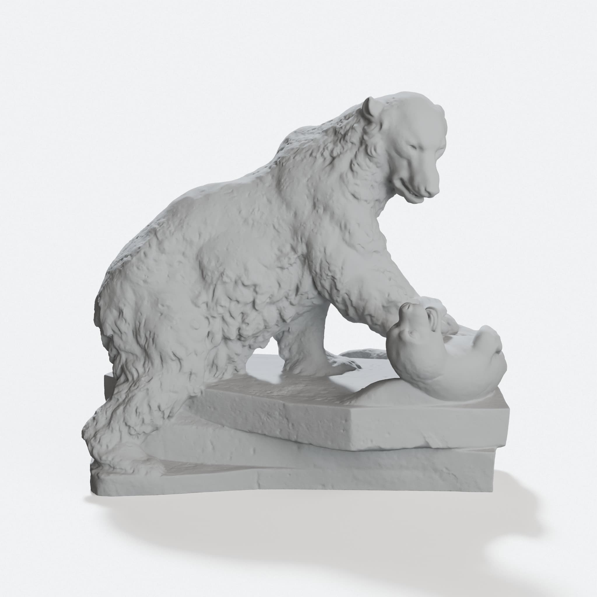 Polar Bear Sculpture (3D Scan), hero tilt