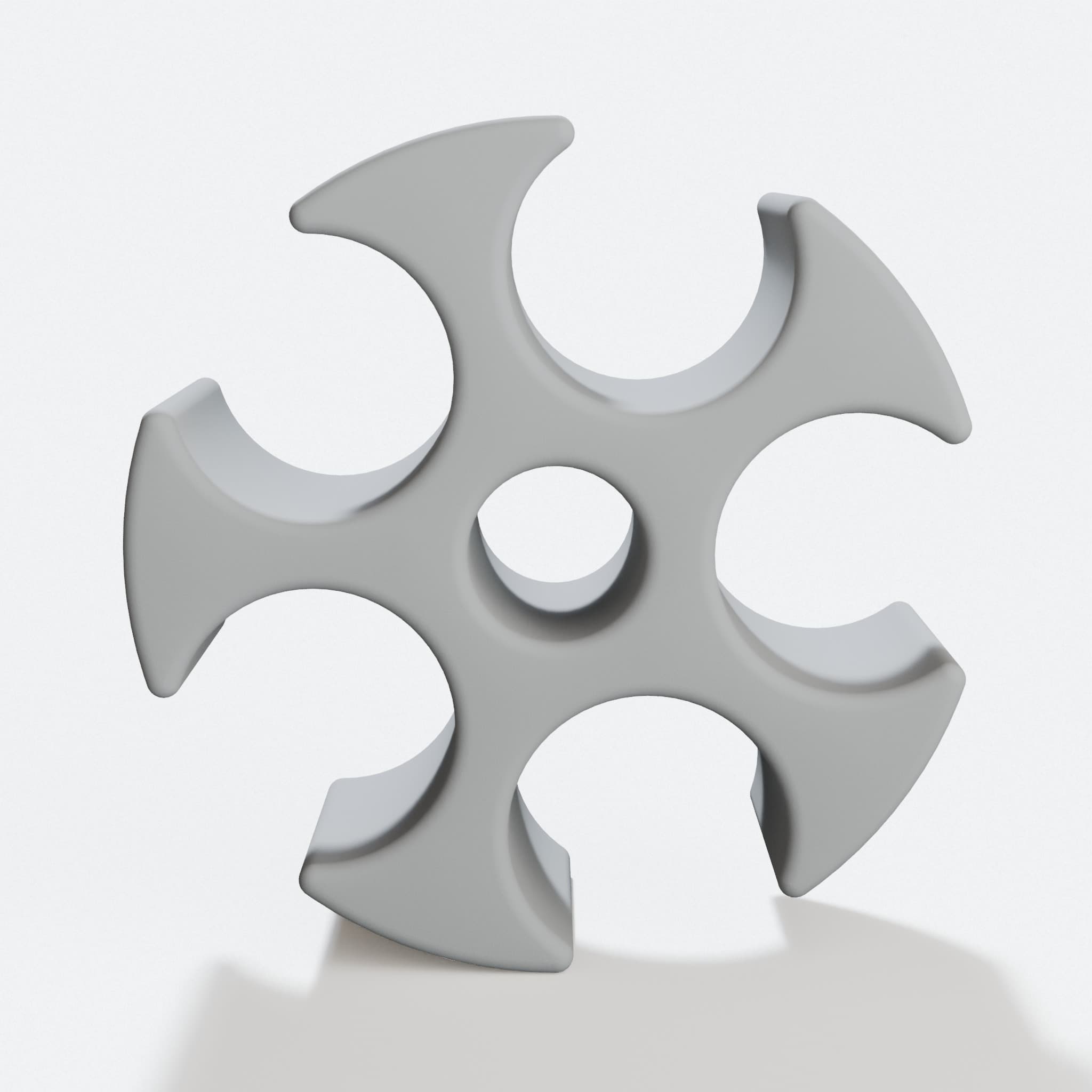 Compatible with Apple Snowflake USB Cable Organizer 3D Print, hero tilt