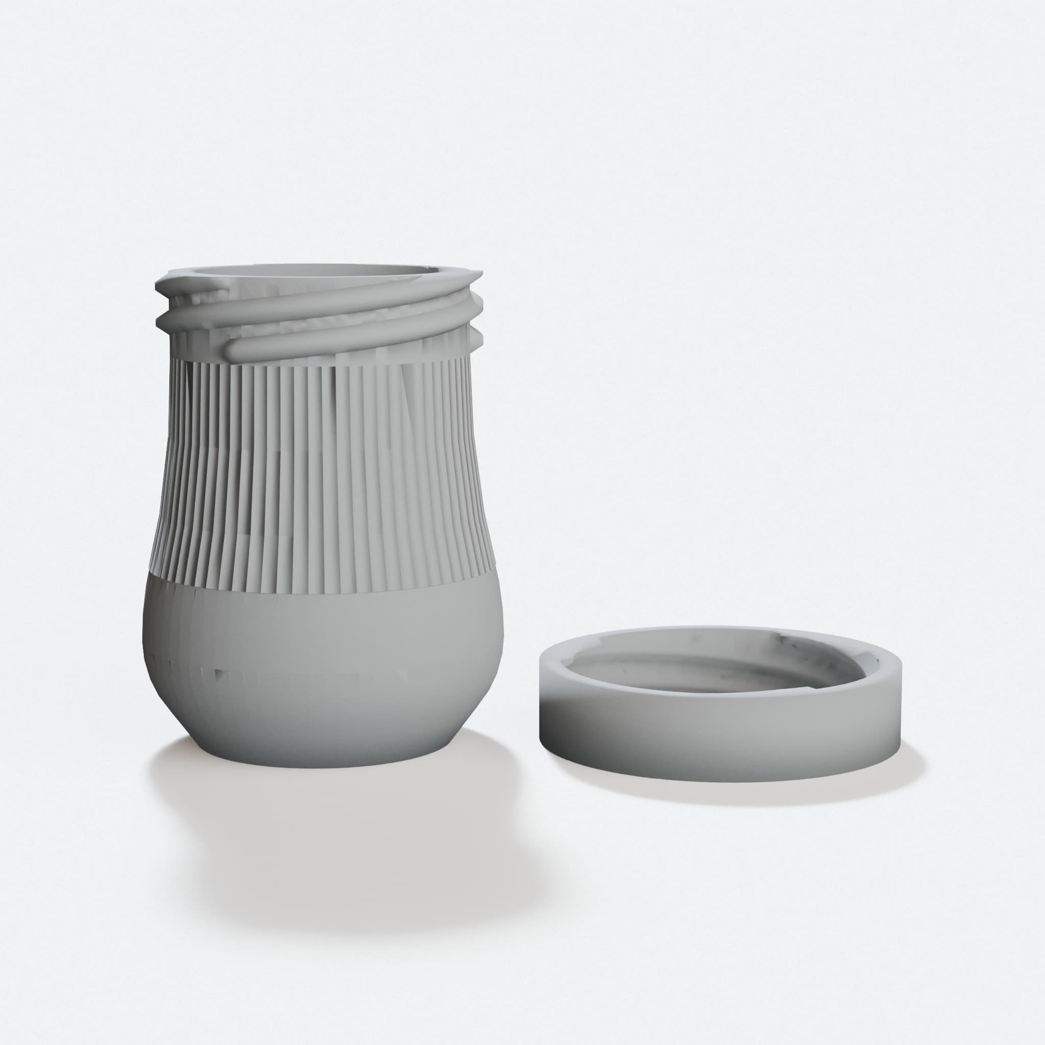 Compatible with Prusa Lightweight Travel Jar with Screw Cap, hero tilt