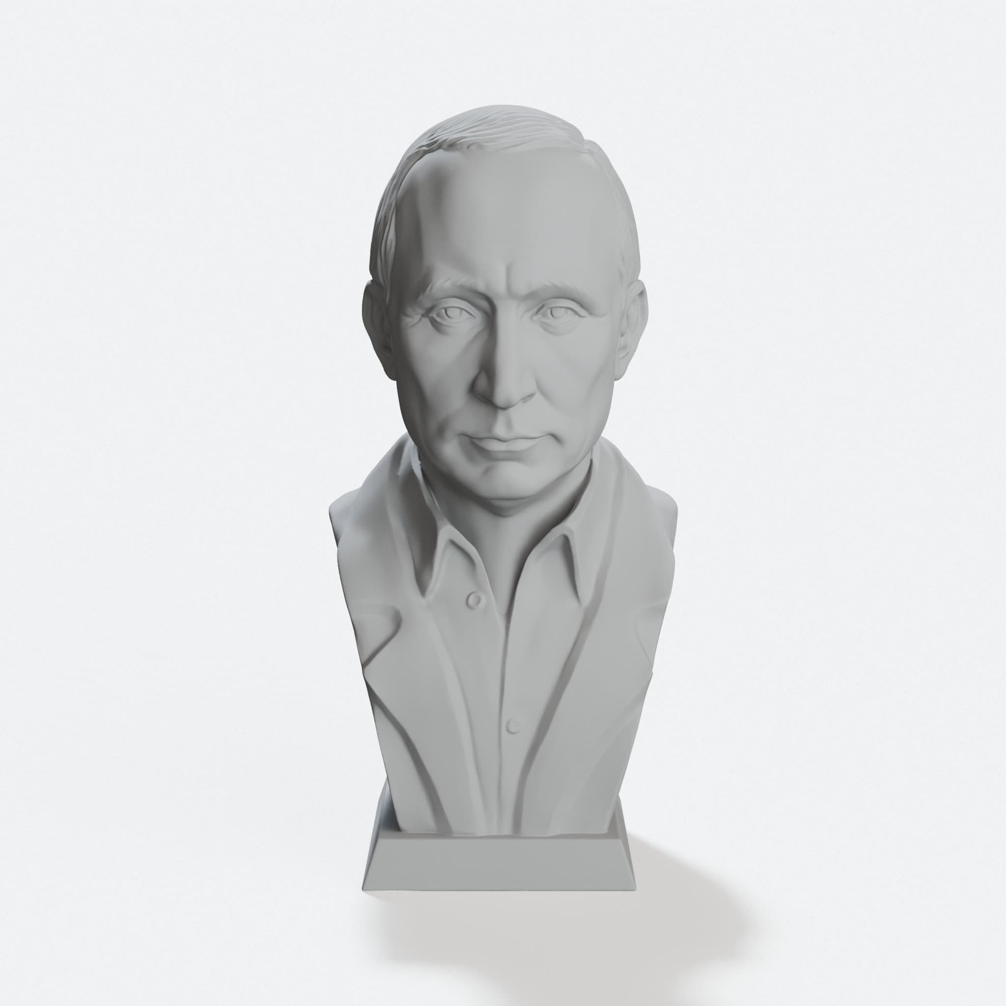 Vladimir Putin Bust 3D Printed Home Decor Statue, hero tilt