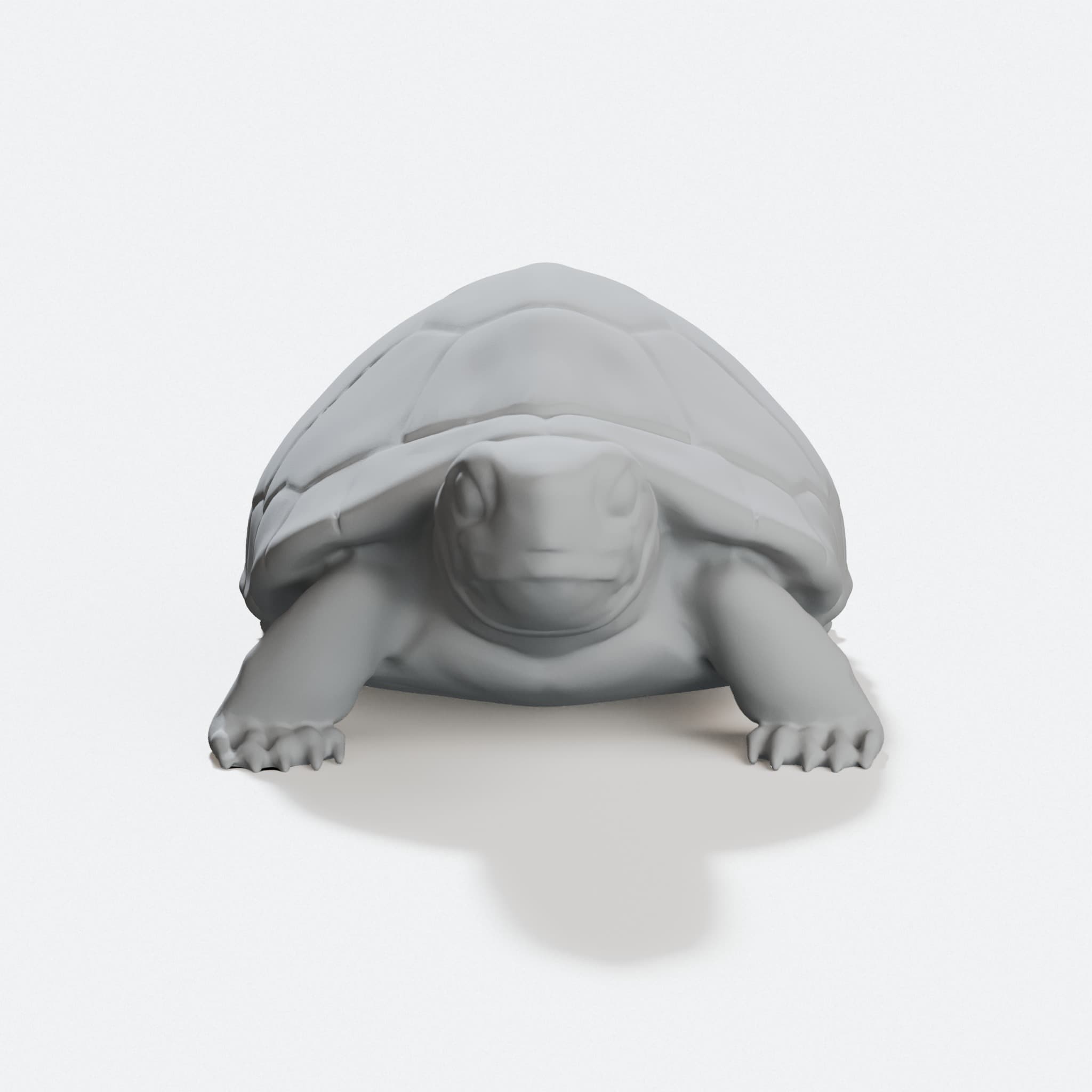 3D Printed Turtle Toy Figure, hero tilt