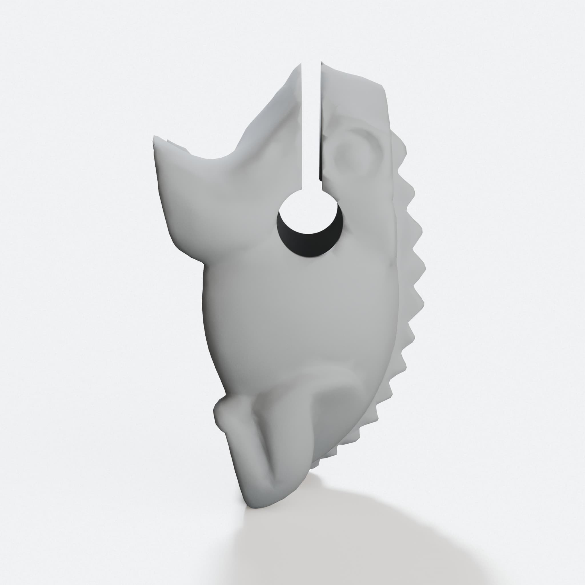 Musical Frog 3D Printed Toy with Bat, hero tilt