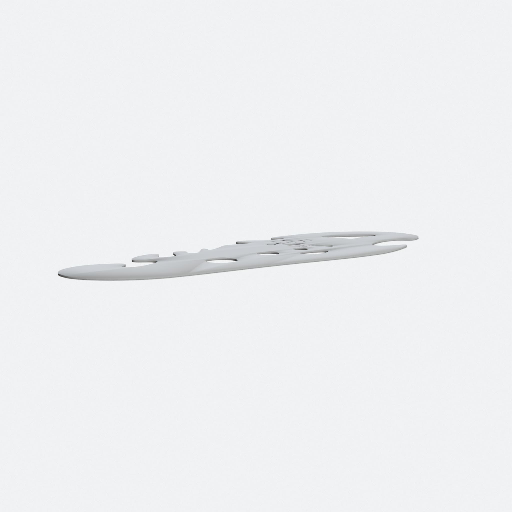 Airbrush Freehand Stencil, 3D Printed Workshop Tool, hero tilt